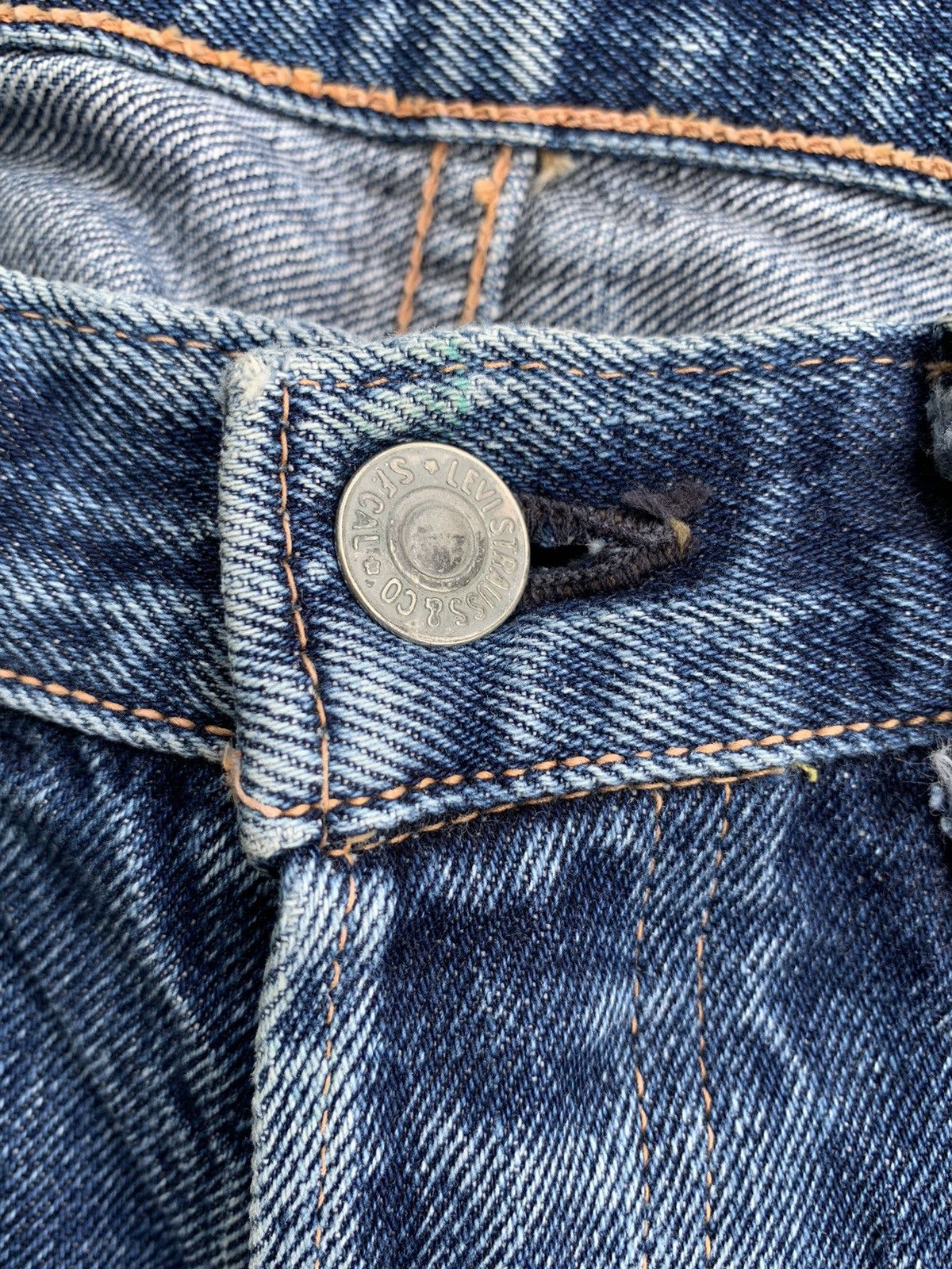 Levi's Vintage Levis Big E 501XX Selvedge Distressed Denim Size US 30 / EU 46 - 13 Thumbnail