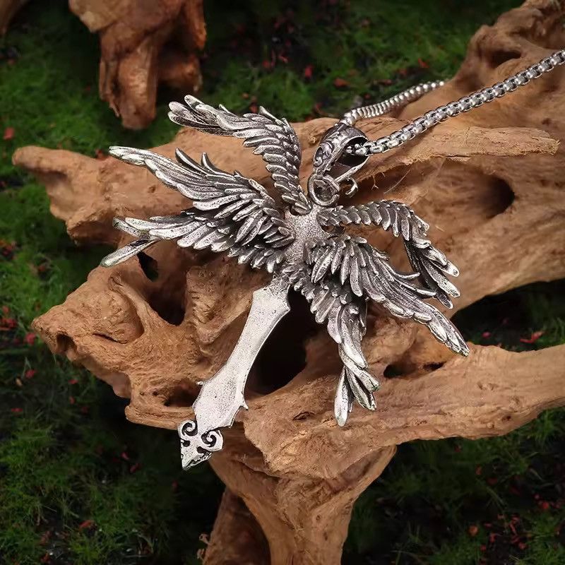 Japanese Brand GOTHIC Skeleton Cross Necklace Size ONE SIZE - 2 Thumbnail