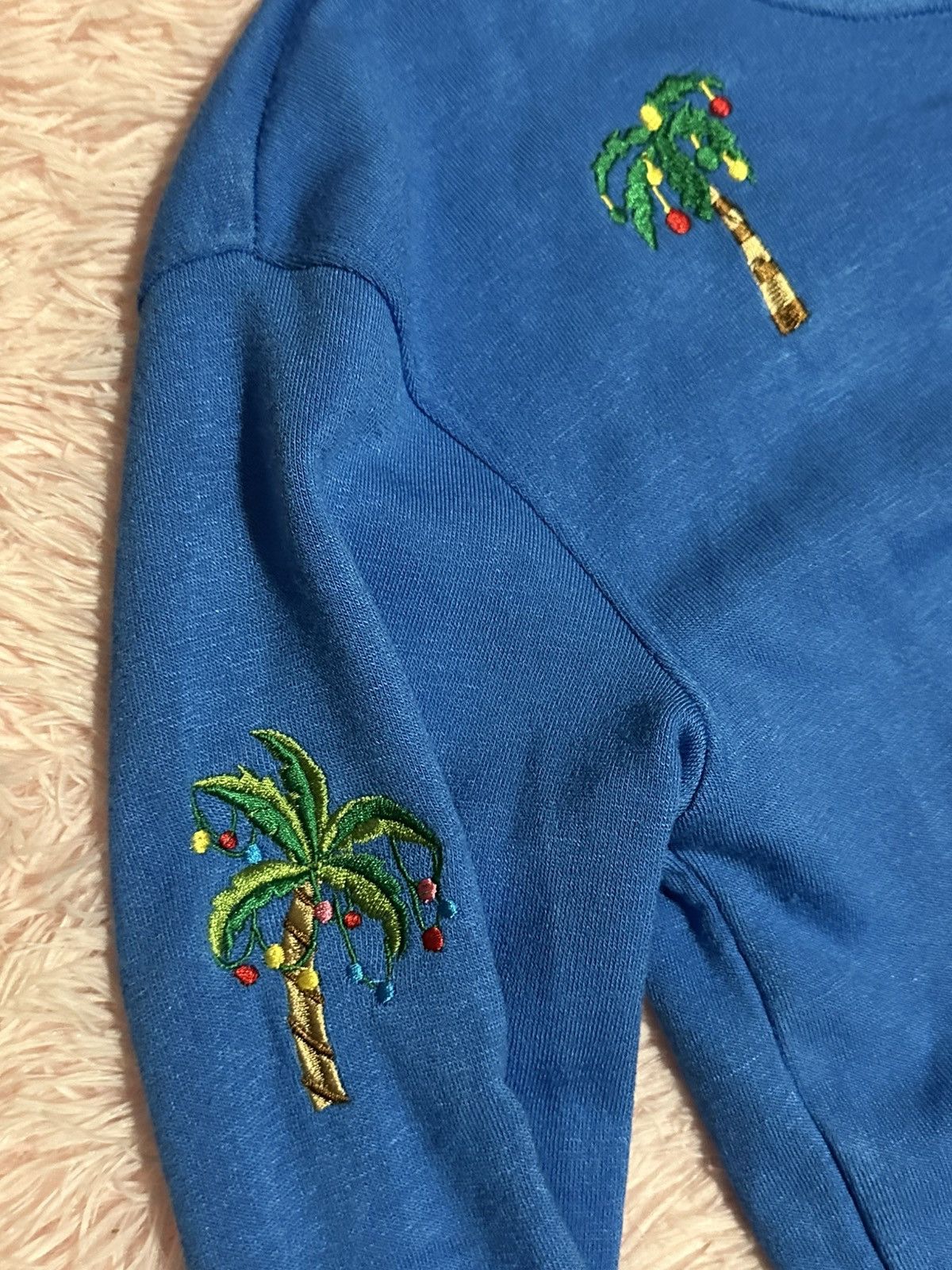 Other NWT Oversized Blue Jane + Delancey Light Palm Tree Sweater Size XS / US 0-2 / IT 36-38 - 3 Thumbnail