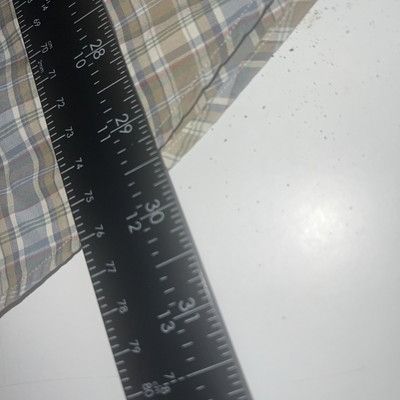 Daniel Cremieux Cremieux Signature Collection Cotton SS Shirt, Tan Blue Med Size US M / EU 48-50 / 2 - 8 Thumbnail