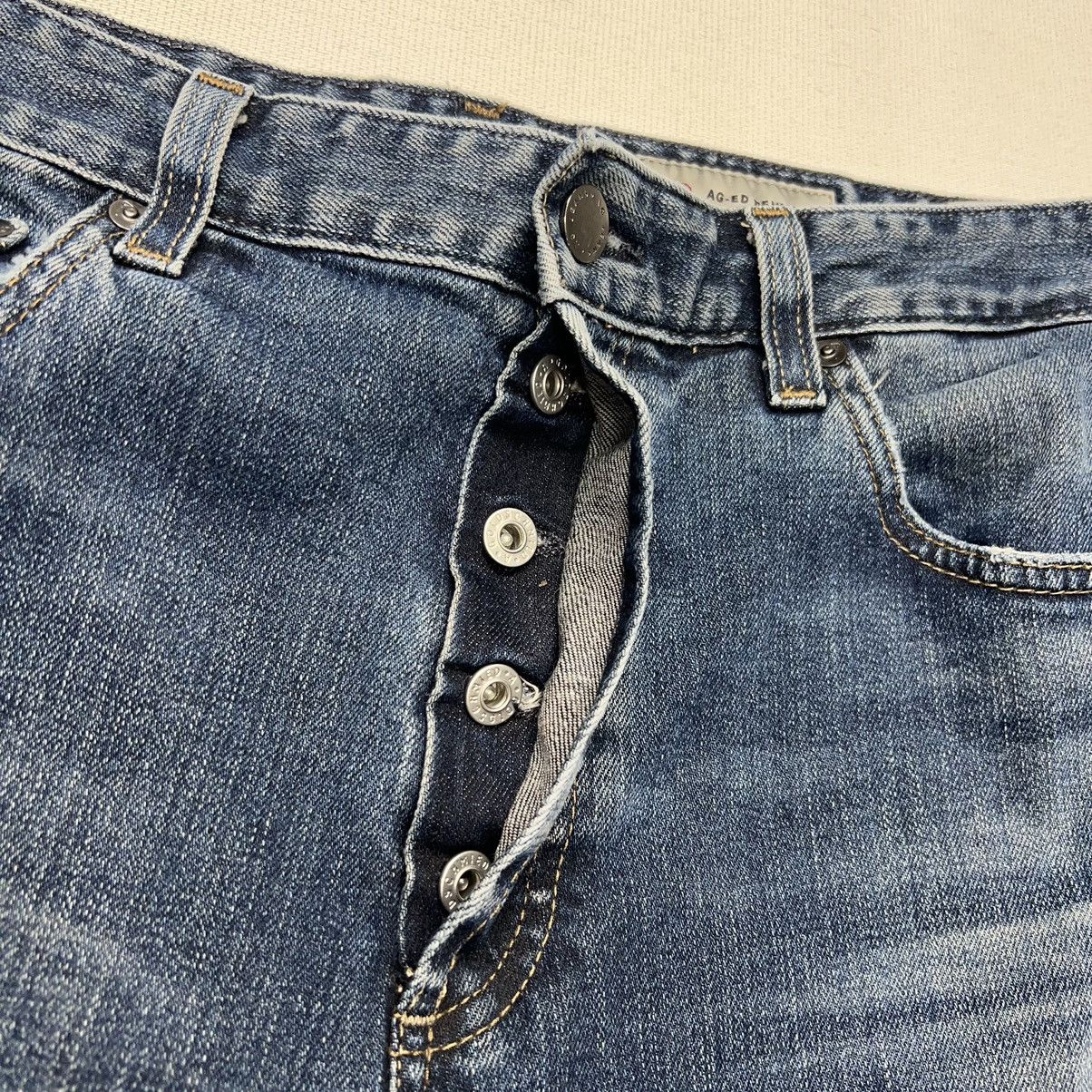 AG Adriano Goldschmied AG Jeans Blue Alexxis Slim High Rise Vintage Denim Faded Size 32" / US 10 / IT 46 - 7 Thumbnail