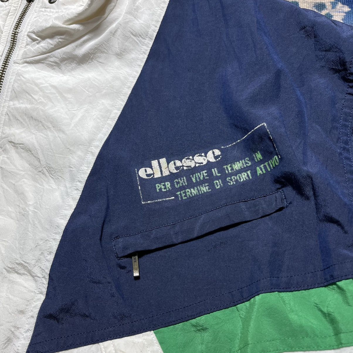 Ellesse 🔥Vintage Ellesse Zipper Jacket Japan 90s Size US XXL / EU 58 / 5 - 3 Thumbnail