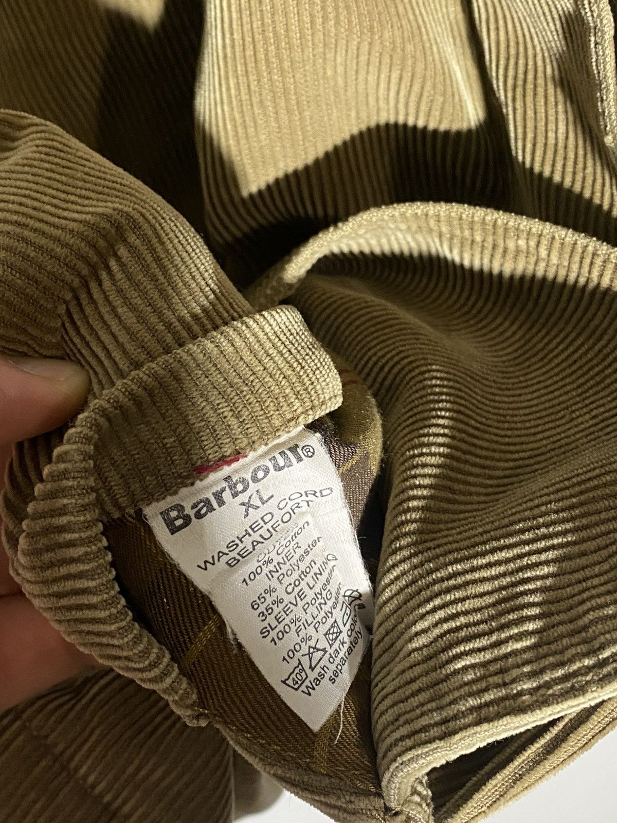 Barbour Vintage Barbour Beaufort Washed Corduroy Jacket Rare Find Size US XL / EU 56 / 4 - 22 Thumbnail