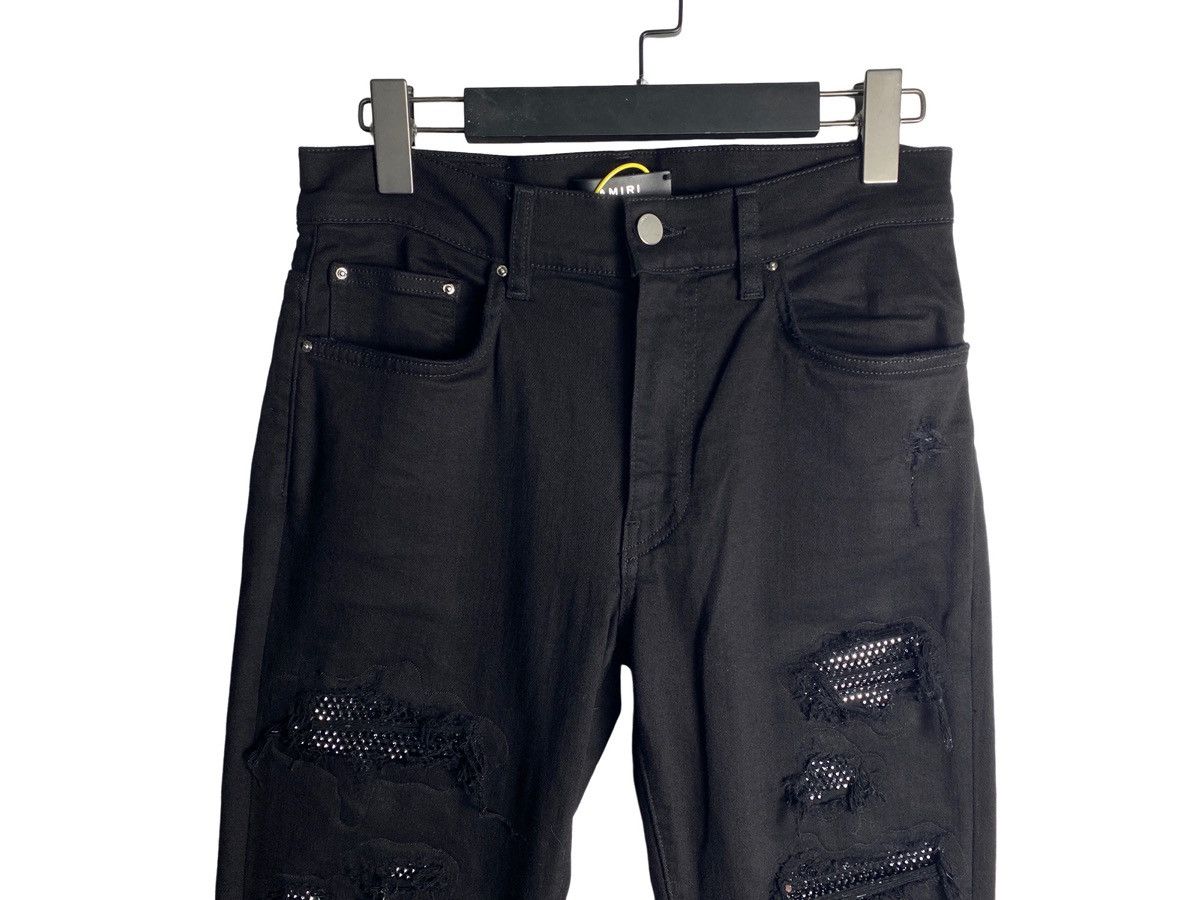 Amiri Amiri Black Diamonds Destroyed Jeans Size US 30 / EU 46 - 3 Thumbnail