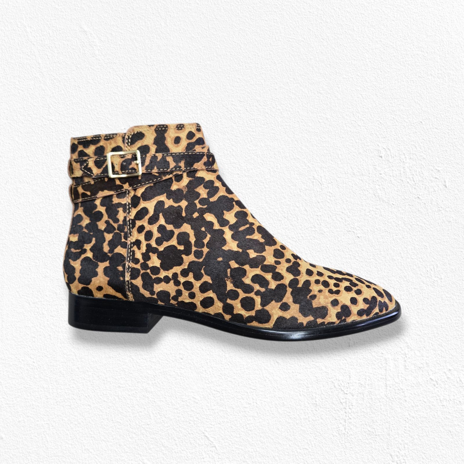 J. Jill J Jill Leopard Haircalf Ankle Boots Size 8 Size US 8 / IT 38 - 1 Thumbnail