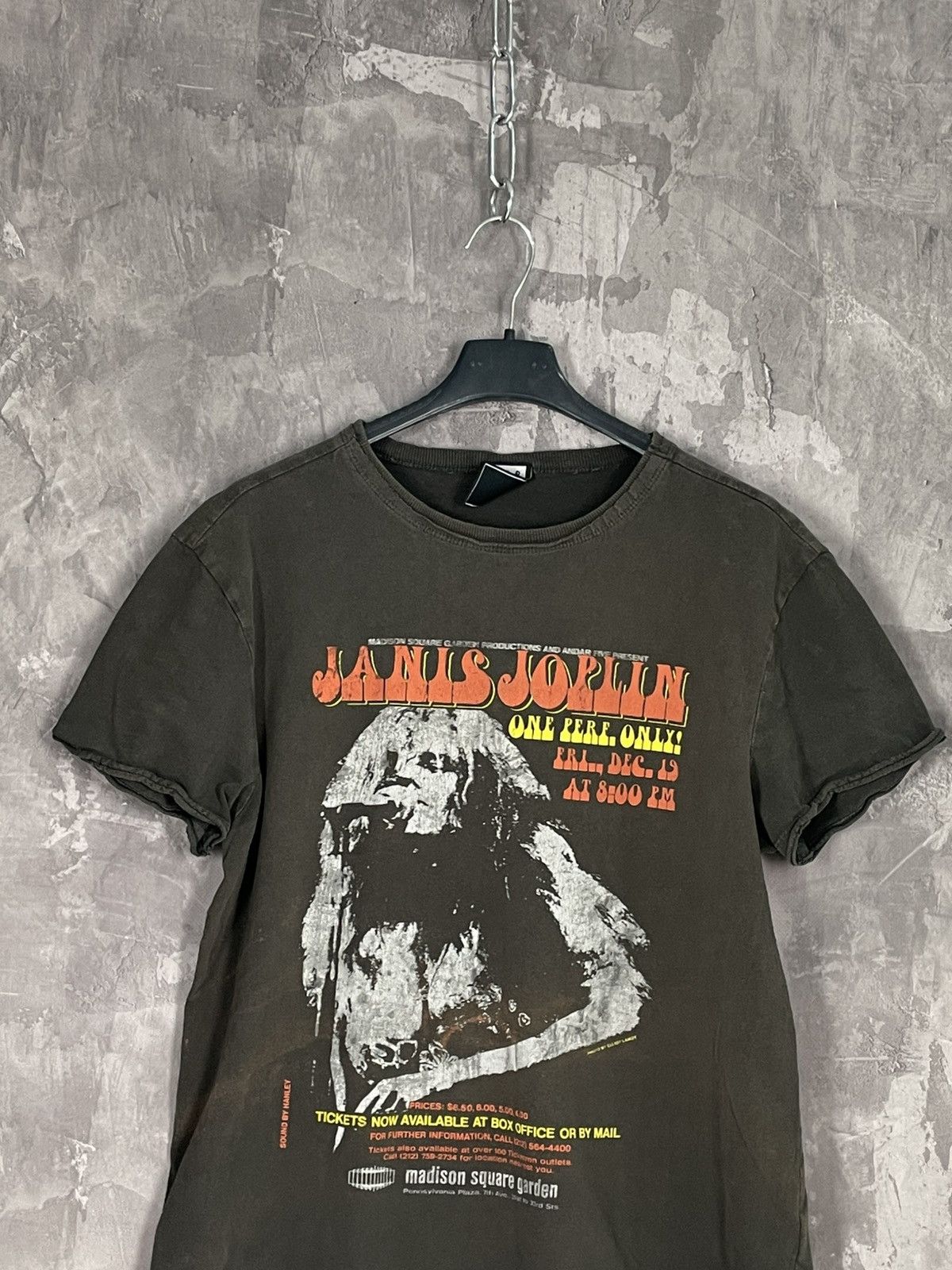 Band Tees × Vintage Vintage vtg Janis Joplin rock & roll band tee t-Shirt Size US M / EU 48-50 / 2 - 2 Thumbnail