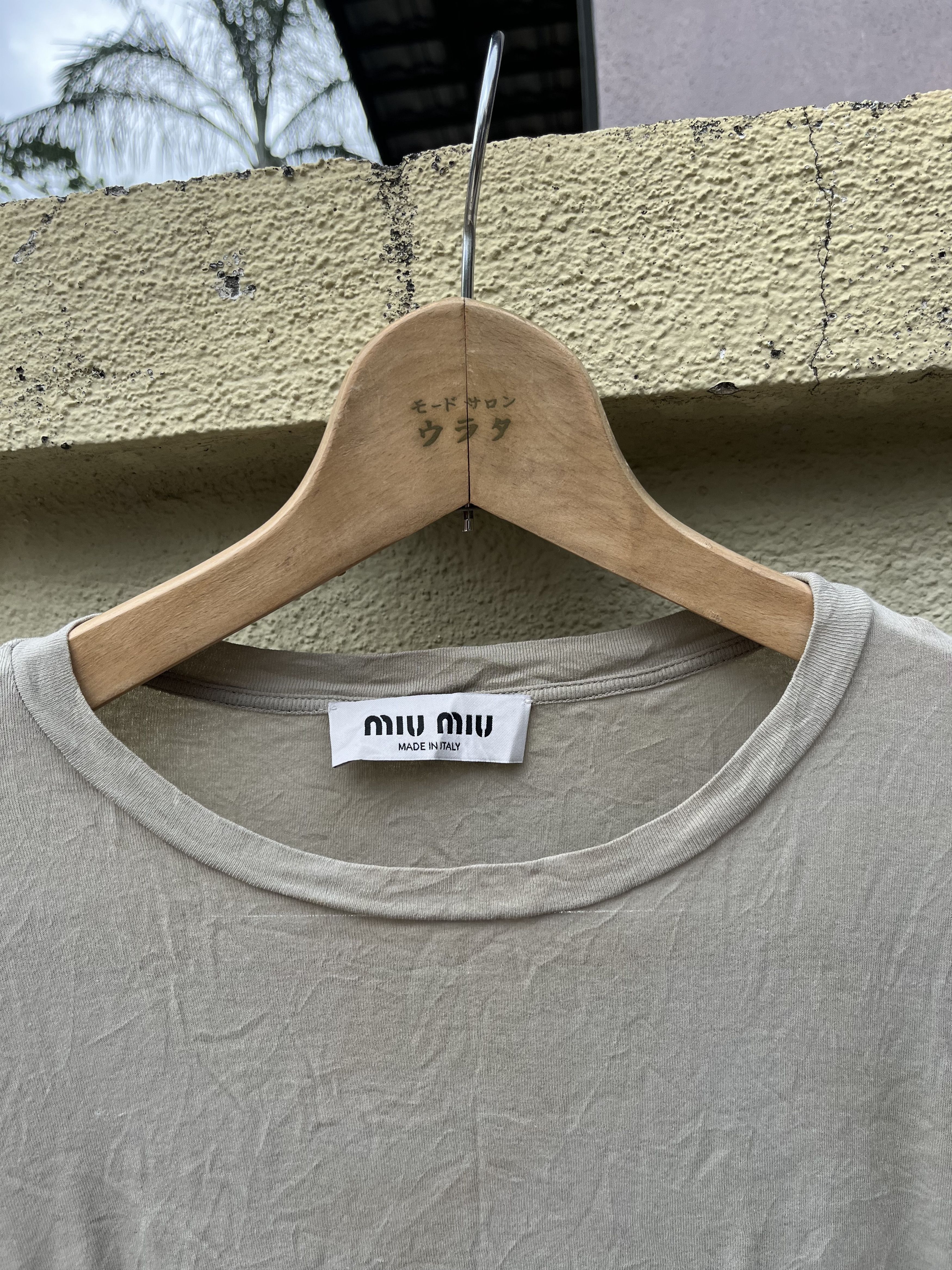 Miu Miu Miu miu patch logo Size US S / EU 44-46 / 1 - 2 Thumbnail