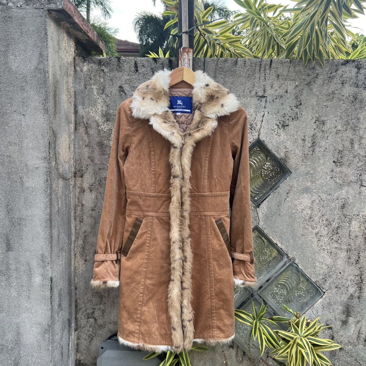 Burberry “BURBERRY” LEOPARD FUR LONG JACKET Size XS / US 0-2 / IT 36-38 - 2 Thumbnail