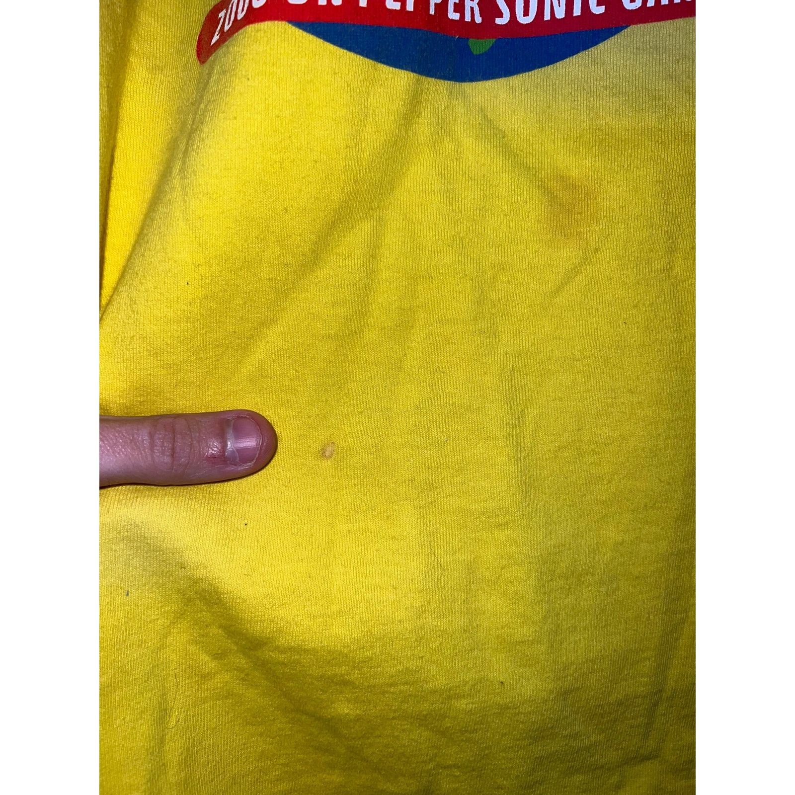 Fruit Of The Loom Dr Pepper Shirt Sonic Games Yellow Semifinalist Graphic XL Size US XL / EU 56 / 4 - 8 Thumbnail
