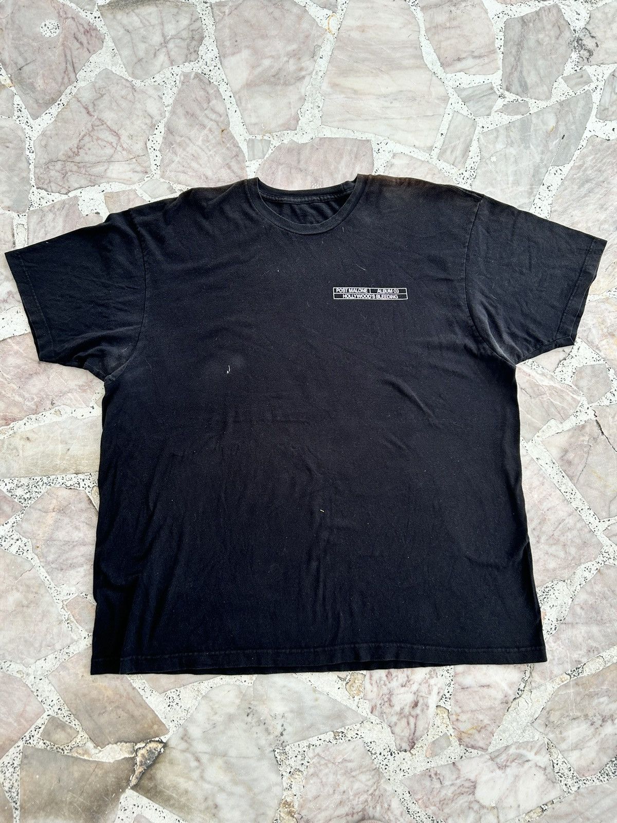 Band Tees Post Malone Hollywoods Bleeding Black Tee Size US XXL / EU 58 / 5 - 2 Thumbnail