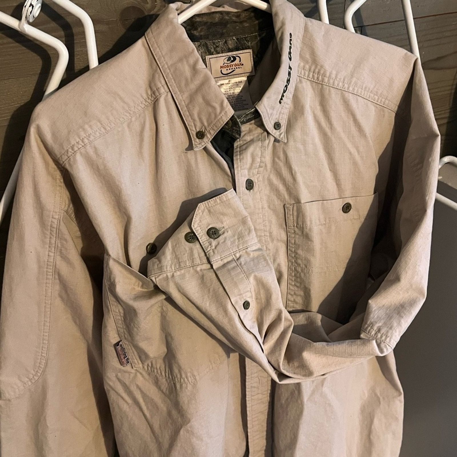 Mossy Oaks Mossy Oak Open Range Ripstop shirt khaki Camo Button Down XL Size US XL / EU 56 / 4 - 6 Thumbnail