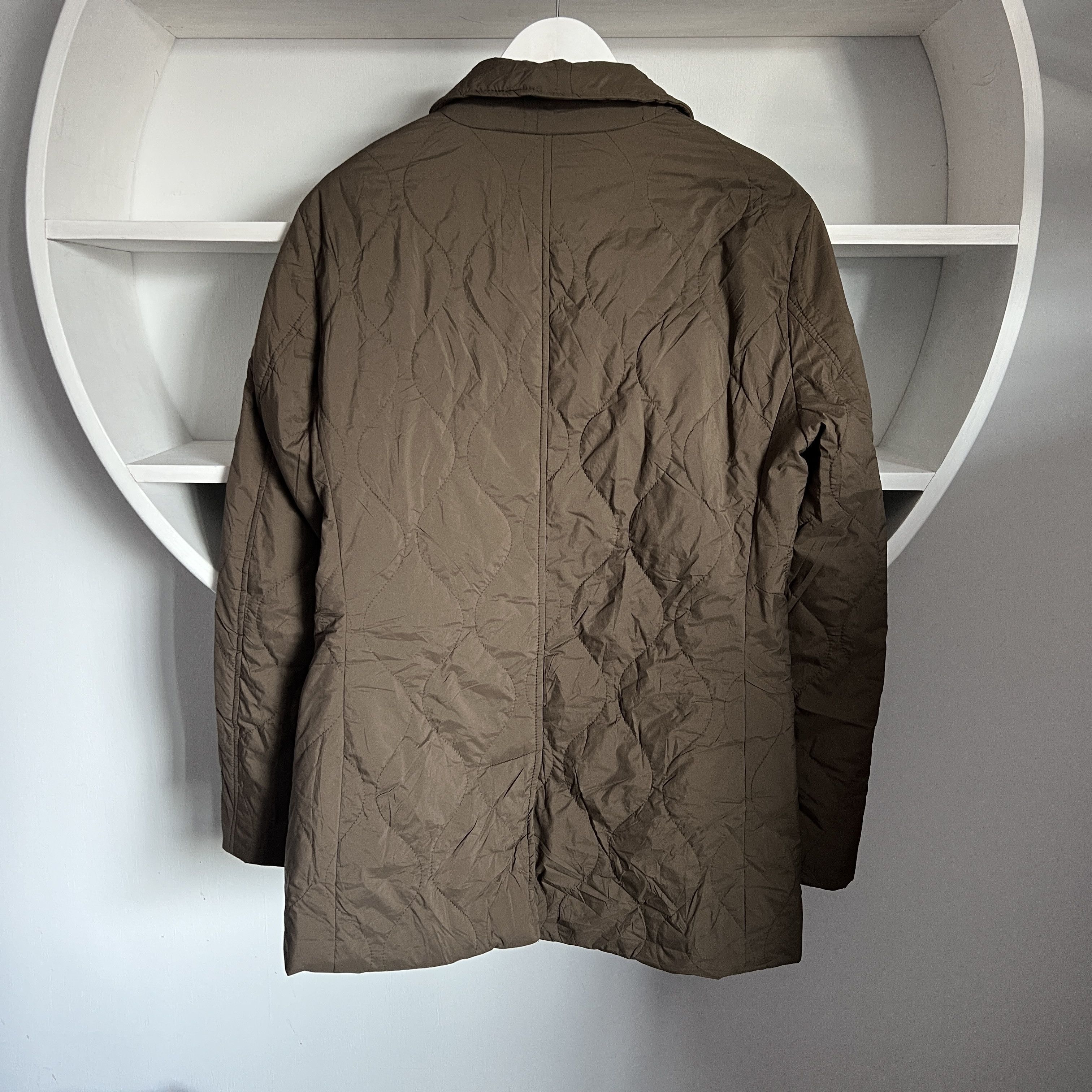 Eredipisano × Loro Piana OLMETEX CAR COAT ITALY FABRICS Waterproof Quilt Jacket Size US M / EU 48-50 / 2 - 4 Thumbnail