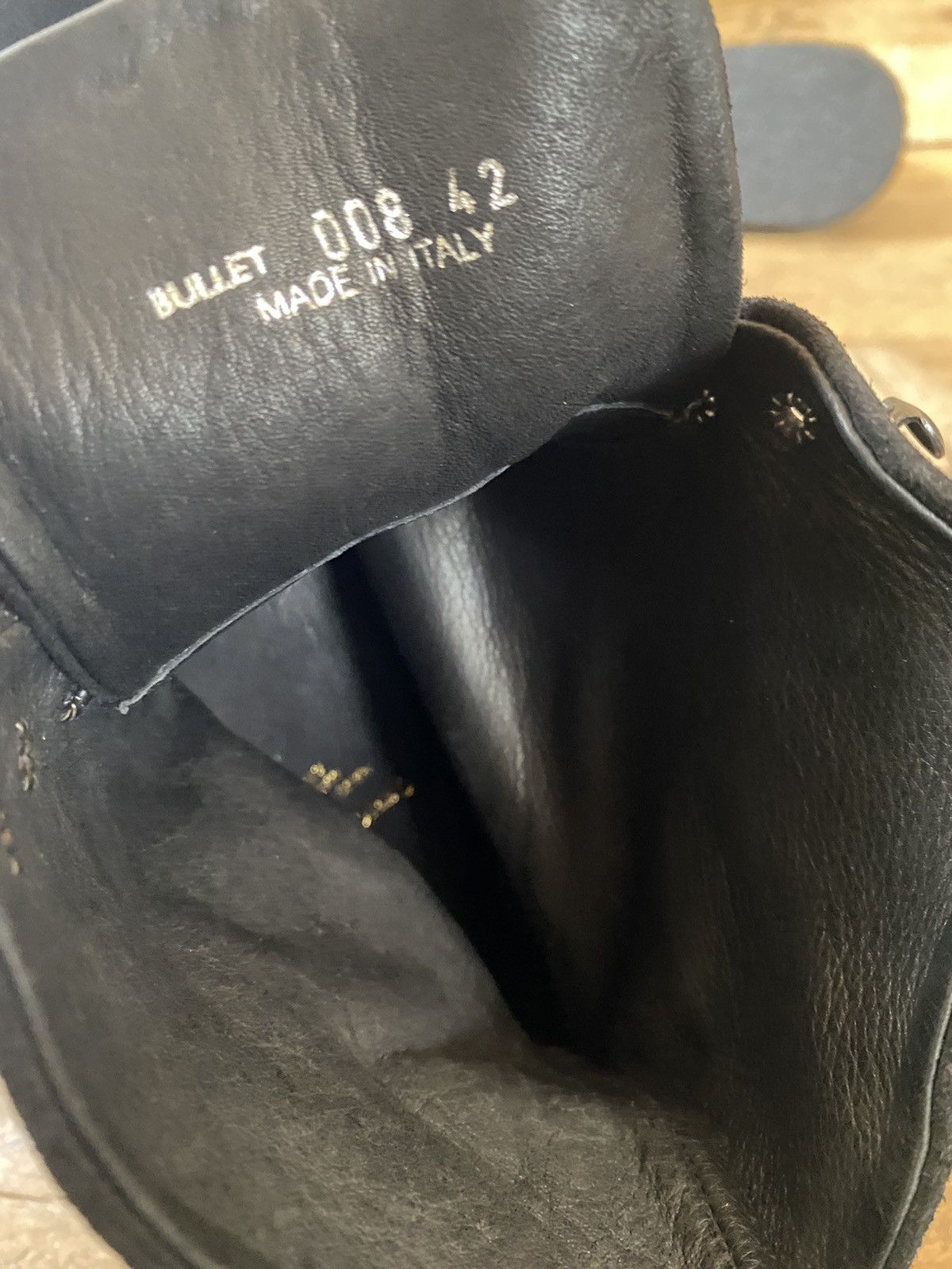 If Six Was Nine × Officine Creative Officine creative bullet black suede combat boots sz 42 Size US 9 / EU 42 - 15 Thumbnail