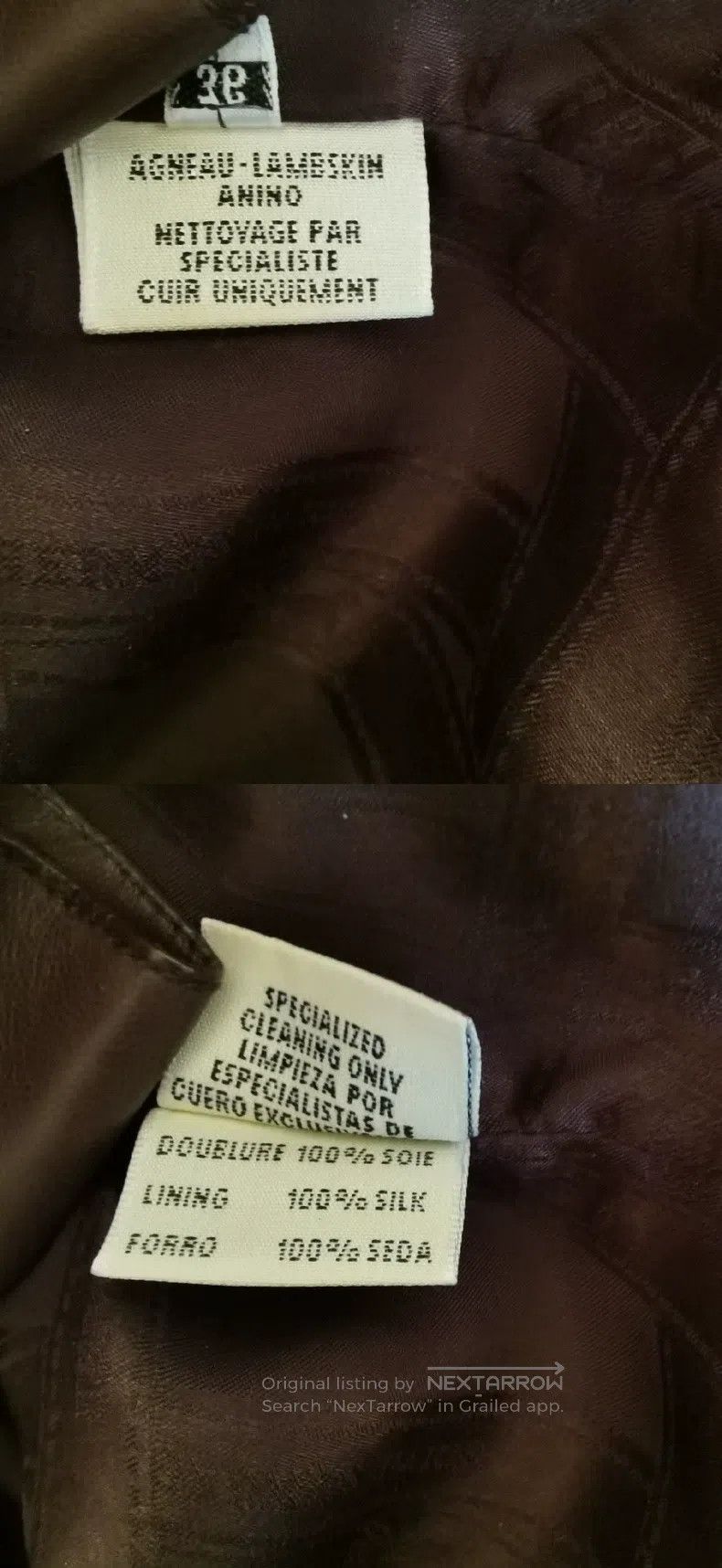 Hermes Hermes Sheepskin Deep Brown Leather Jacket Size XS / US 0-2 / IT 36-38 - 4 Thumbnail