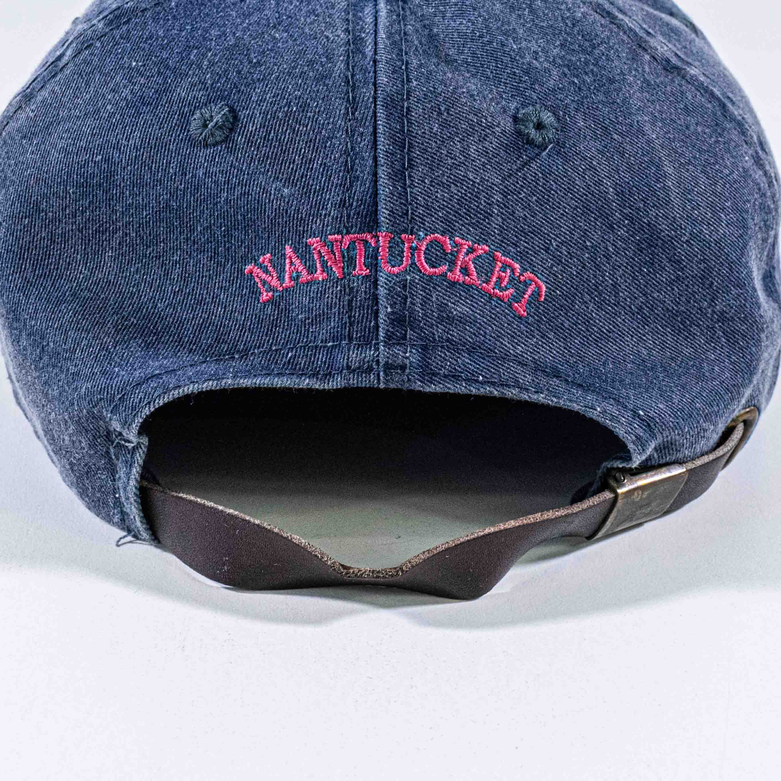 Vintage VTG 90s ACK Nantucket Hat Leather Strap Sun Faded Distressed Size ONE SIZE - 5 Thumbnail