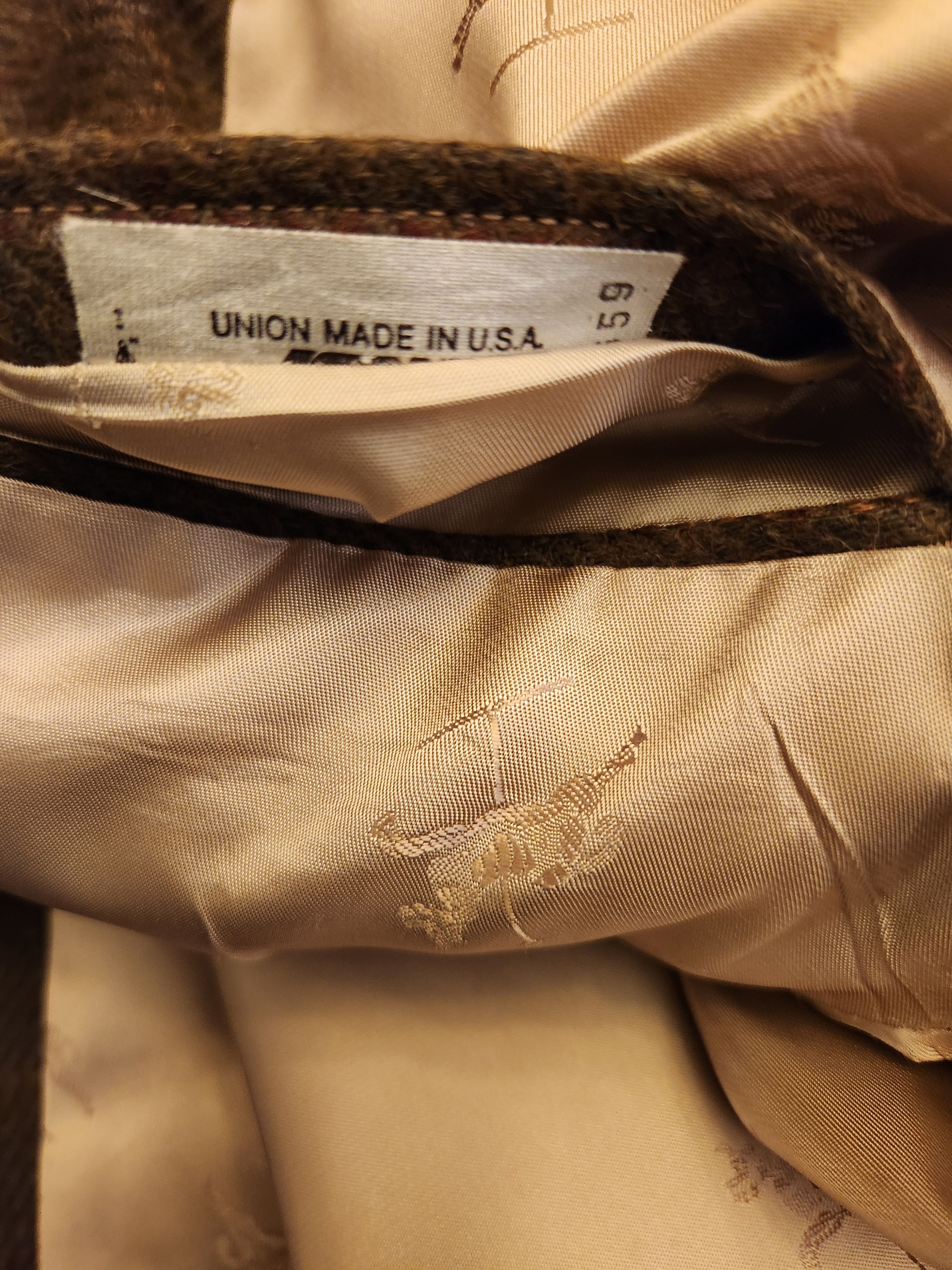 Other Men's Old School Bespoke Tweed Blazer Size 42R - 4 Thumbnail