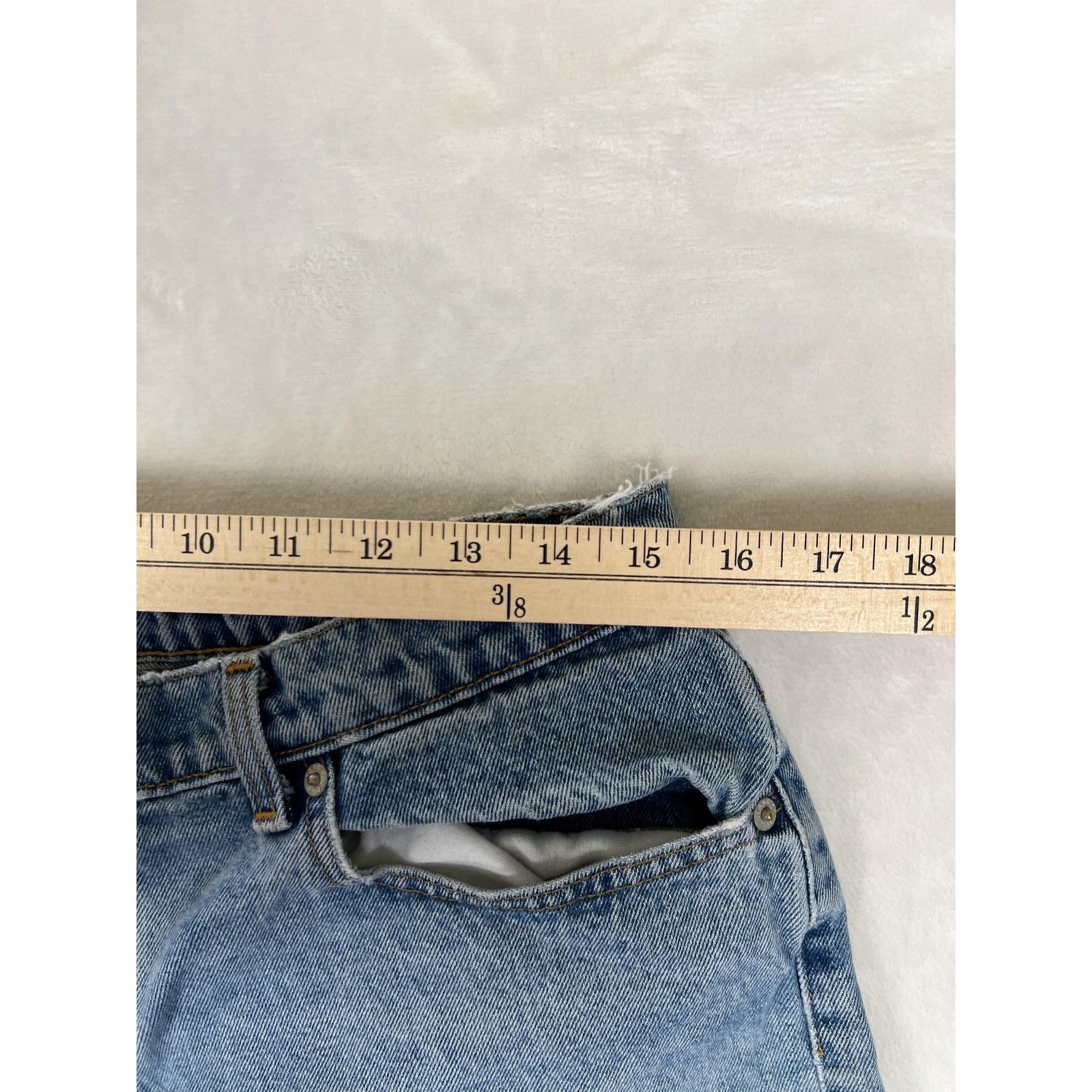 Polo Ralph Lauren Vintage Polo Jeans Ralph Lauren Shorts Women's 12 Blue Denim Size 30" / US 8 / IT 44 - 4 Thumbnail