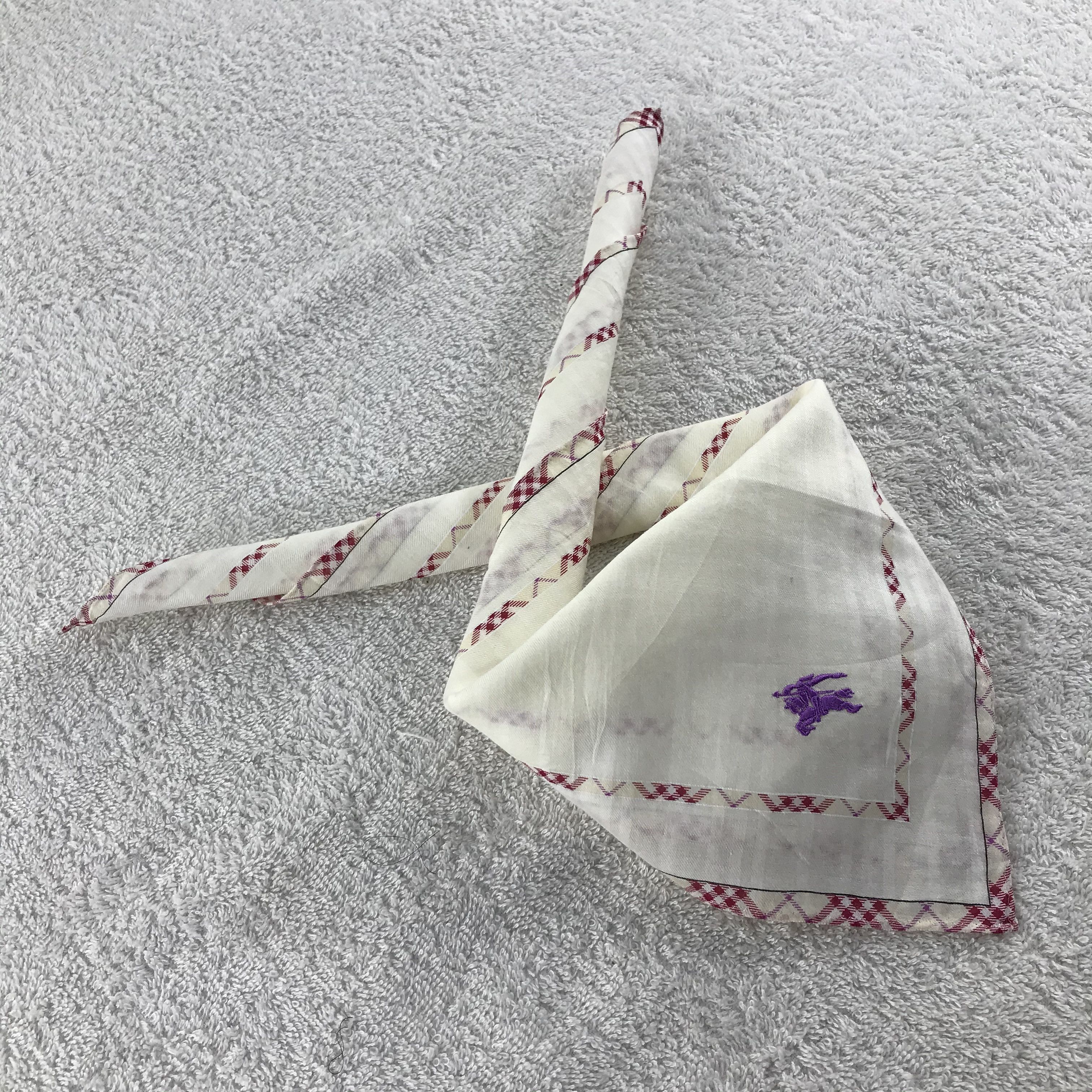 Burberry × Vintage Burberry Handkerchief / Neckerchief / Bandana Size ONE SIZE - 2 Thumbnail