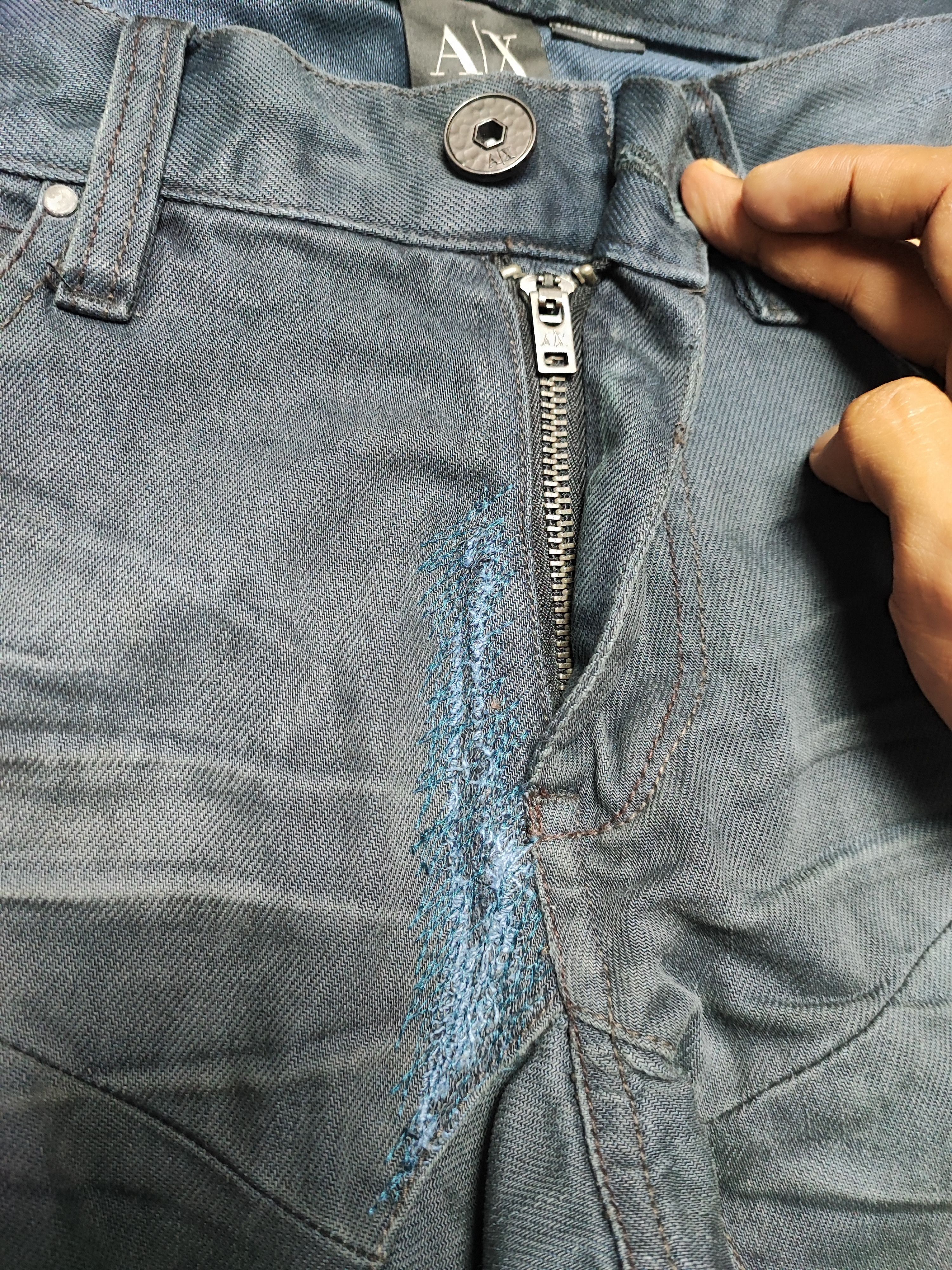 Armani Exchange Armani Exchange Wax Denim Jeans Size US 30 / EU 46 - 8 Thumbnail