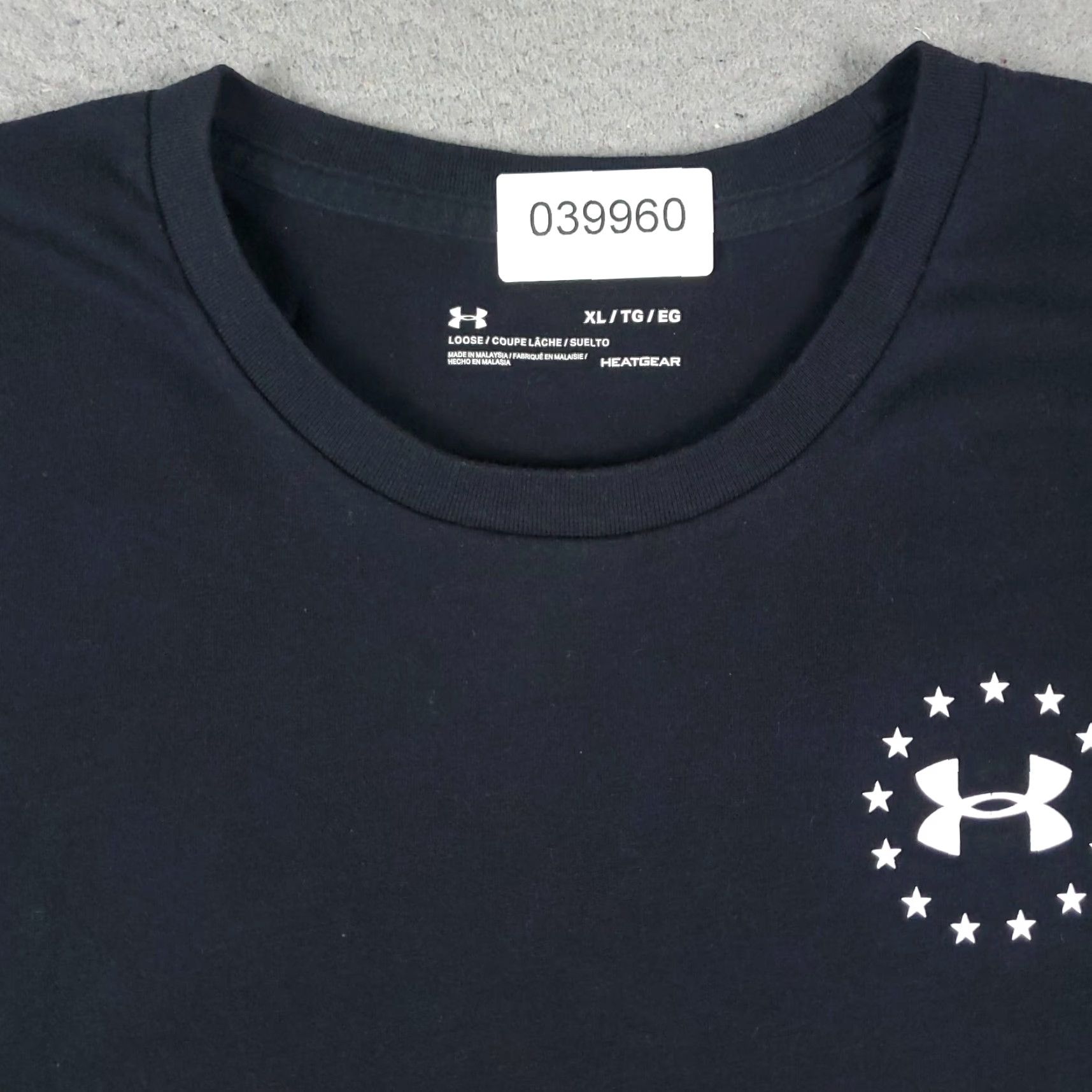Under Armour Under Armour T-Shirt Mens XL Black Short Sleeve Casual Graphic Sports Size US XL / EU 56 / 4 - 2 Thumbnail