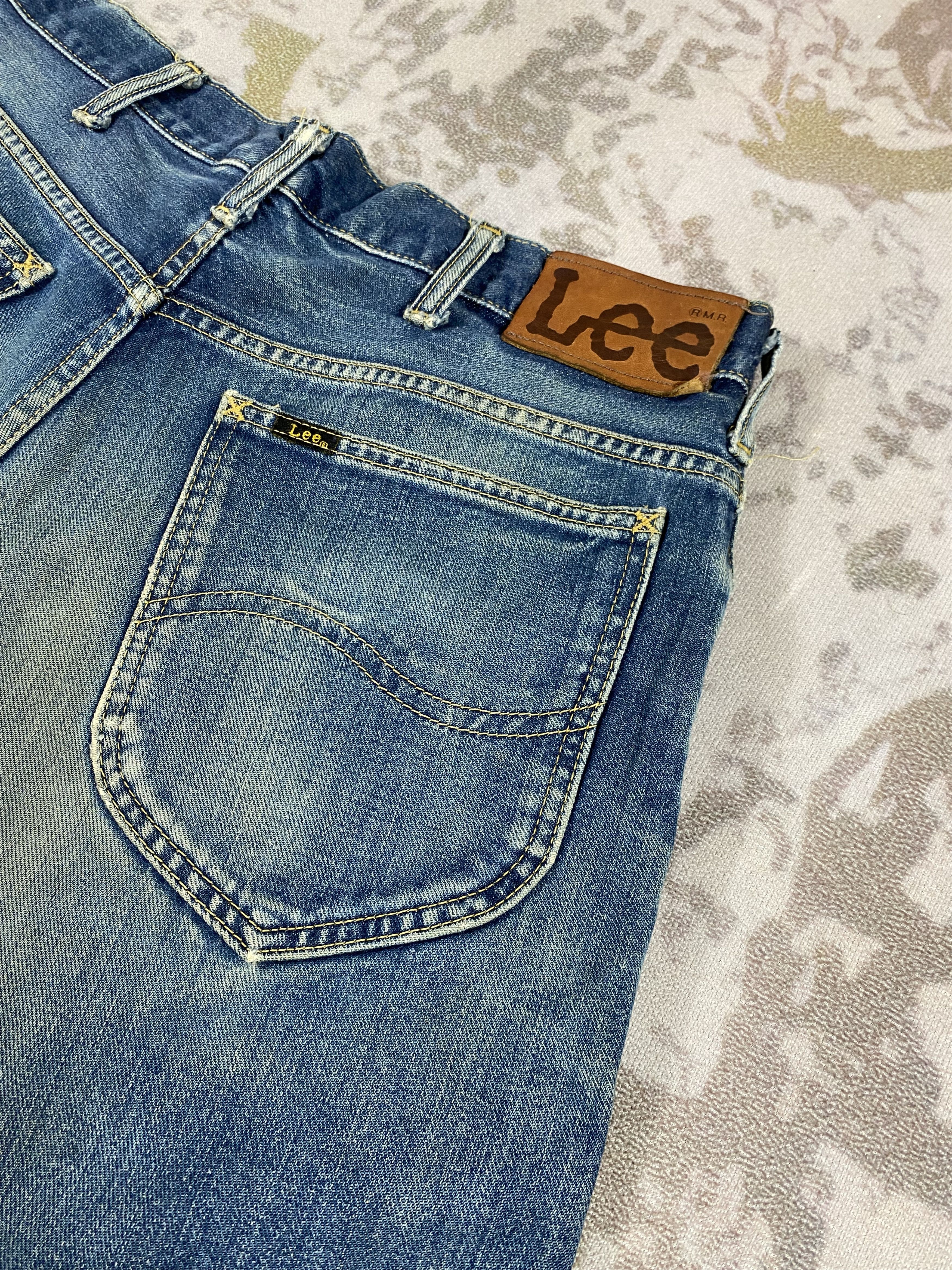 Vintage 31x32.5 Vintage 80s Lee Distressed Selvedge Redline-JN3948 Size US 31 - 12 Thumbnail
