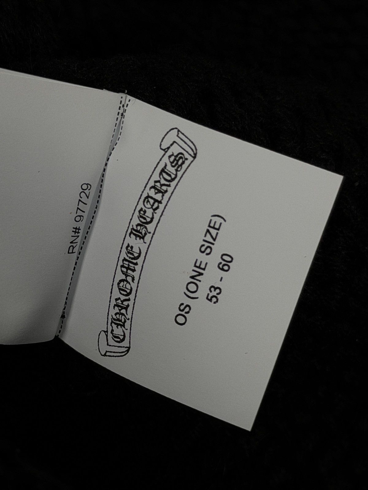Chrome Hearts Black Cross Patch Beanie Size ONE SIZE - 7 Thumbnail