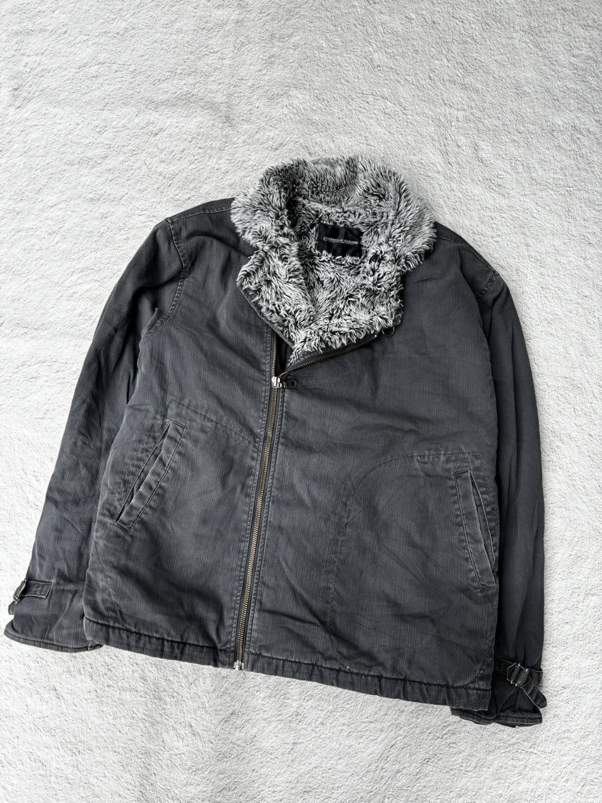 Japanese Brand if six was nine fur denim jacket centra clease vkei style Size US L / EU 52-54 / 3 - 2 Thumbnail