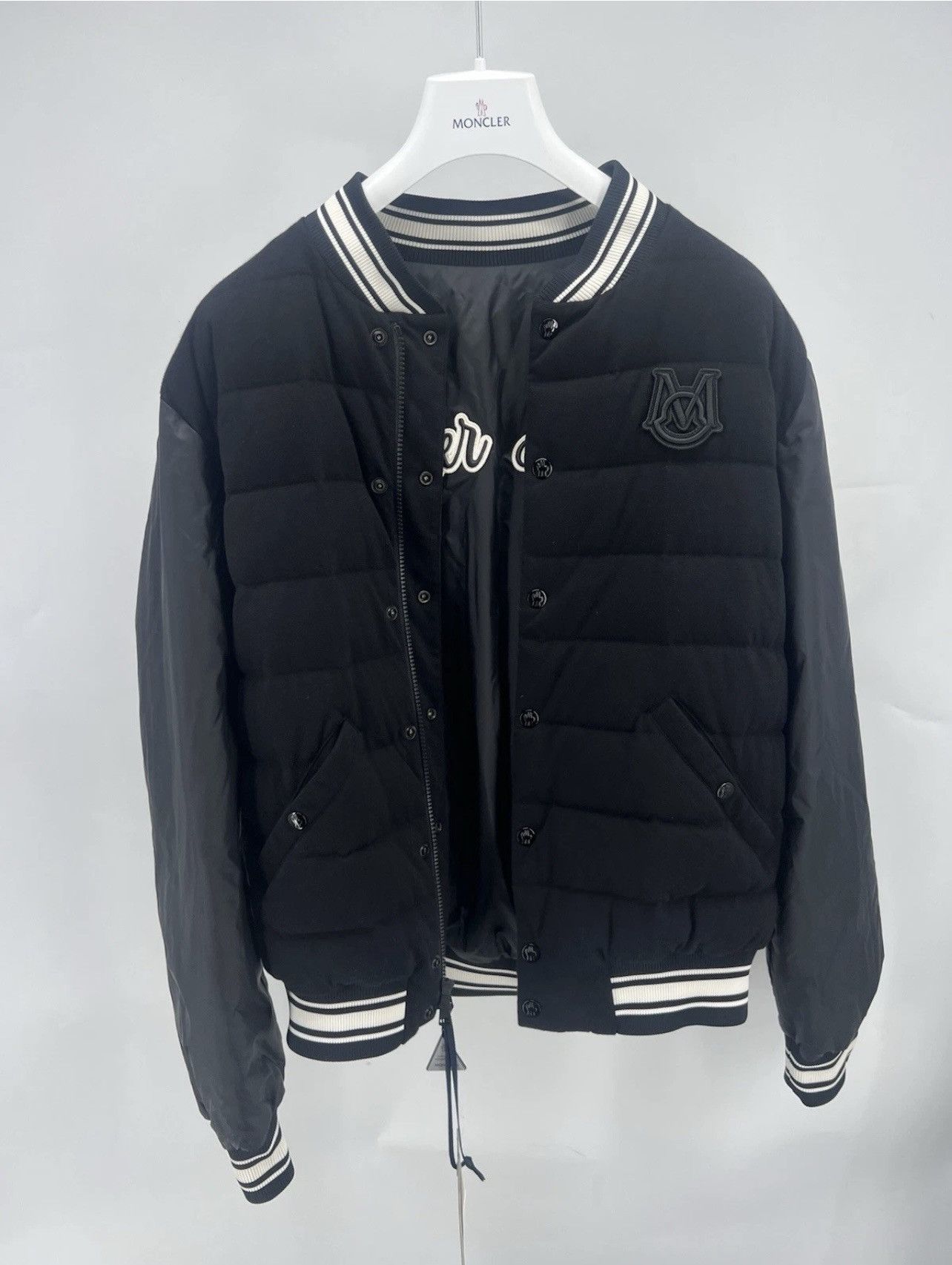 Moncler MONCLER Bouchet Goose Down Long Sleeve Bomber Jacket Size L Size US L / EU 52-54 / 3 - 1 Thumbnail