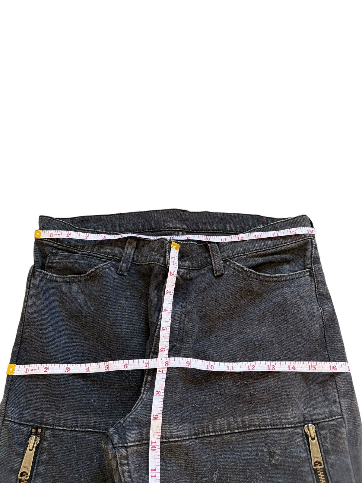 Levi's Vintage 90s Levis 606 Tactical Zipper Black Jeans Size US 34 / EU 50 - 12 Thumbnail