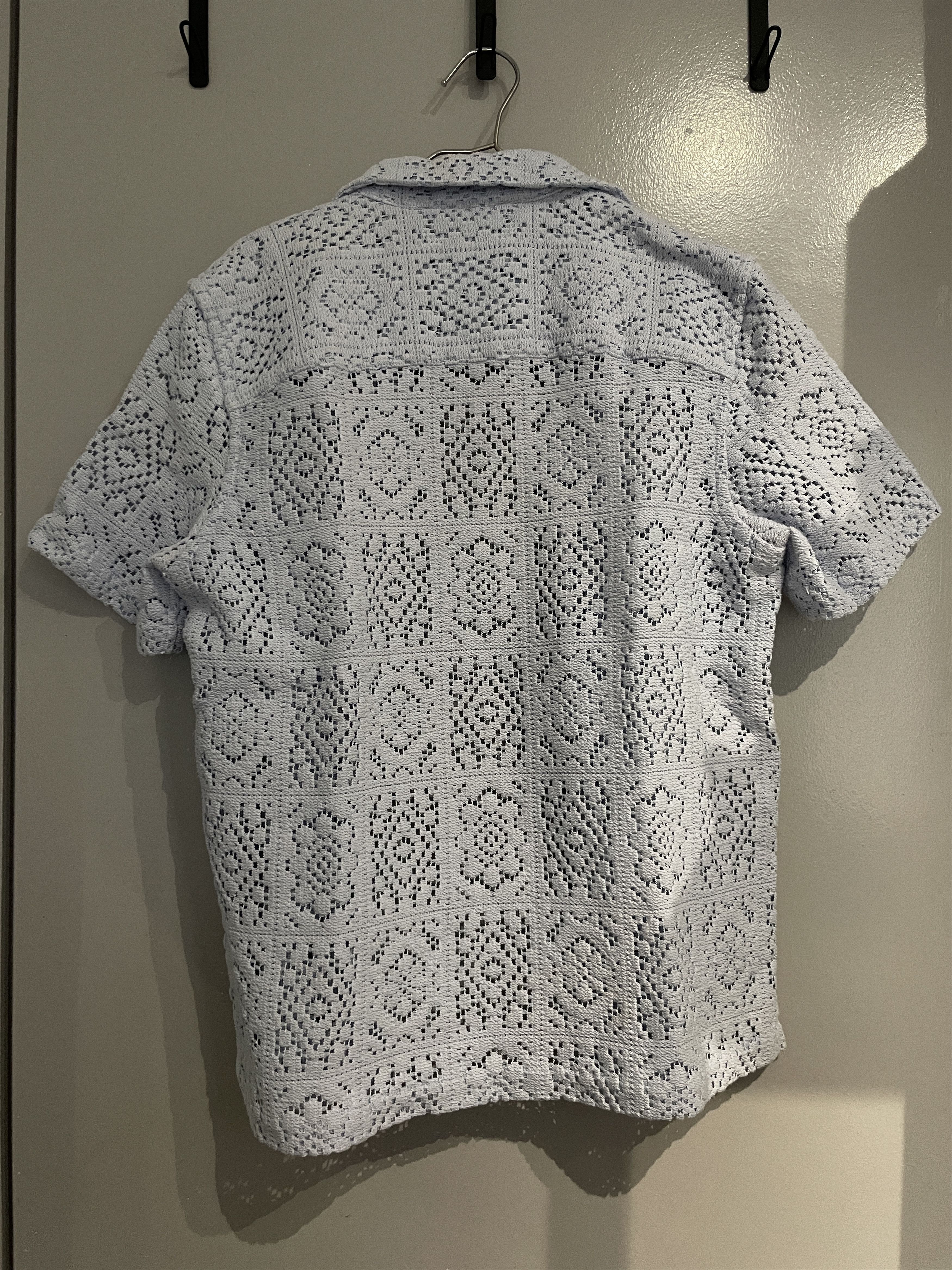 Saturdays NYC Canty Cotton Lace SS Shirt Size US S / EU 44-46 / 1 - 5 Thumbnail