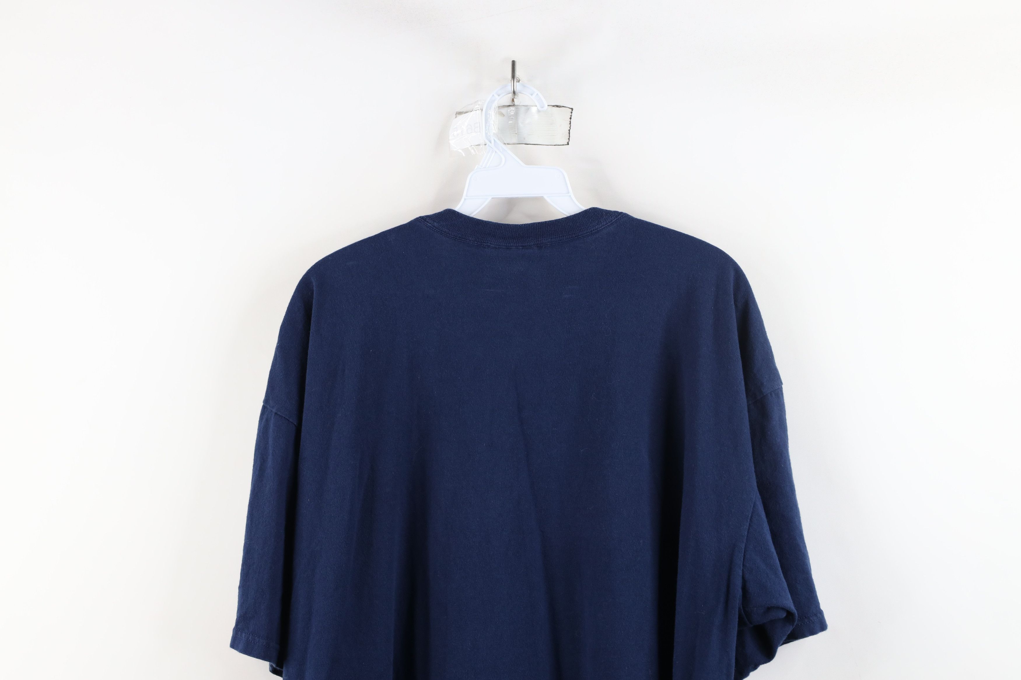 Nike × Vintage Vintage Nike Swoosh University of Michigan T-Shirt Blue Size US XL / EU 56 / 4 - 12 Thumbnail