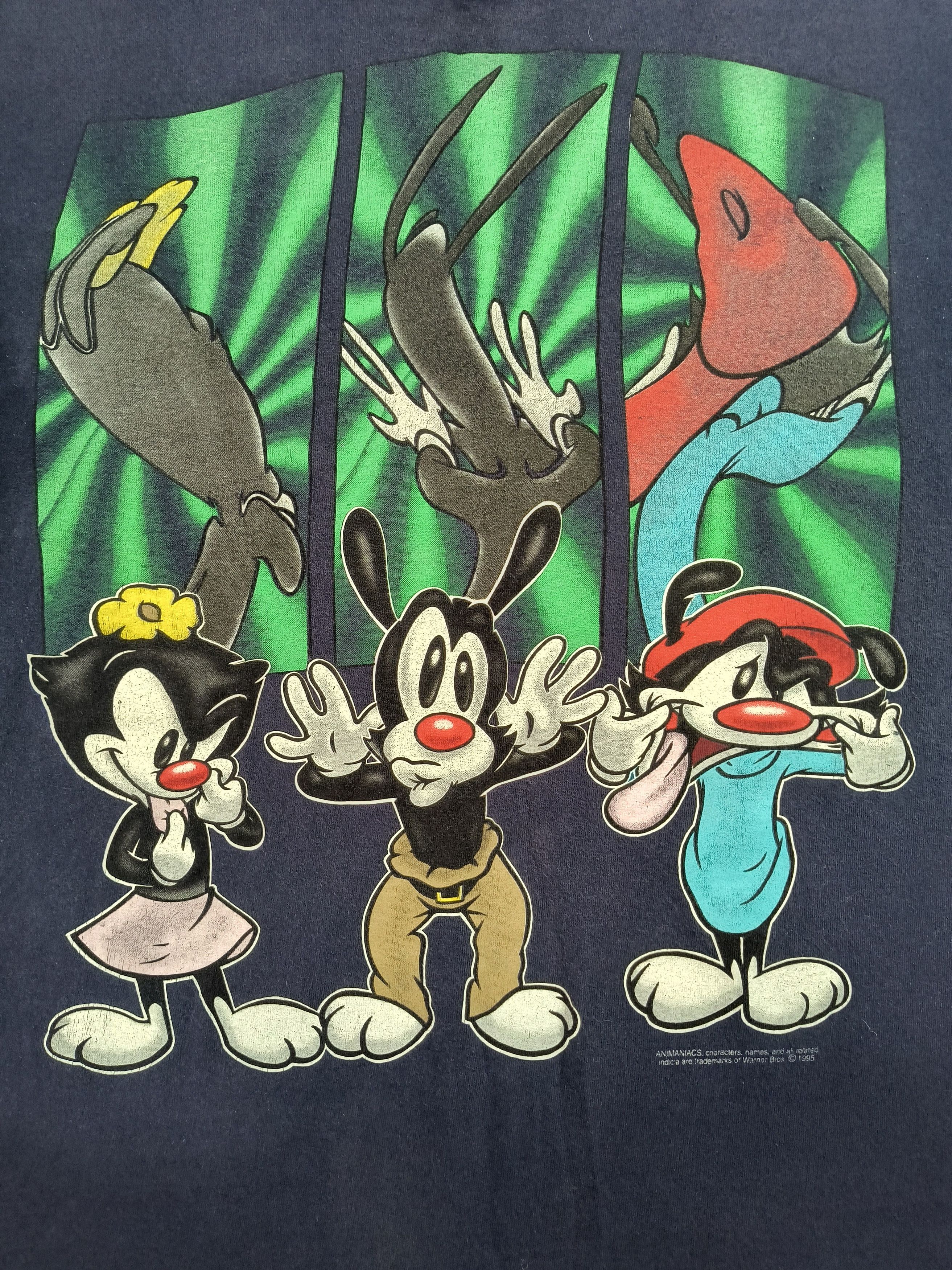 Warner Bros Vintage Animaniacs 1995 tee Size US XL / EU 56 / 4 - 1 Thumbnail