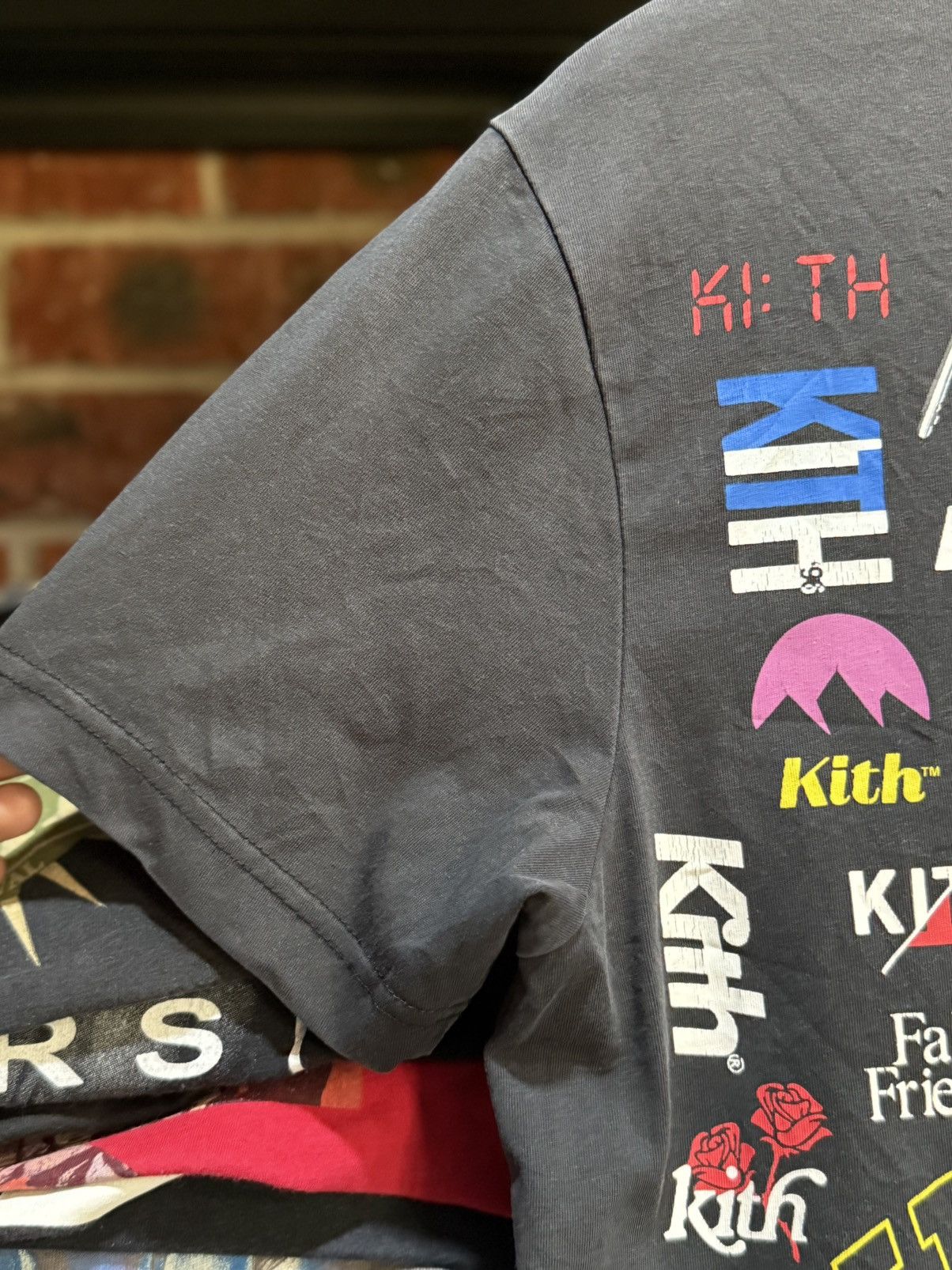 Kith Thrashed Kith All Logo Sun Faded Tee Size US M / EU 48-50 / 2 - 4 Thumbnail