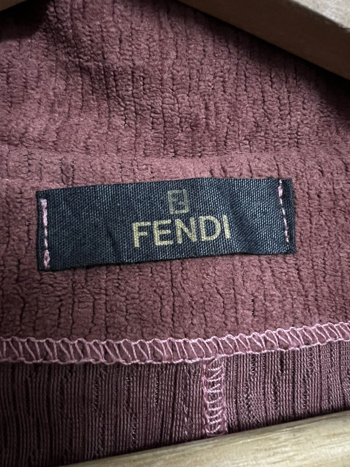 Fendi Fendi cardigan sweater velvet brown Size ONE SIZE - 4 Thumbnail