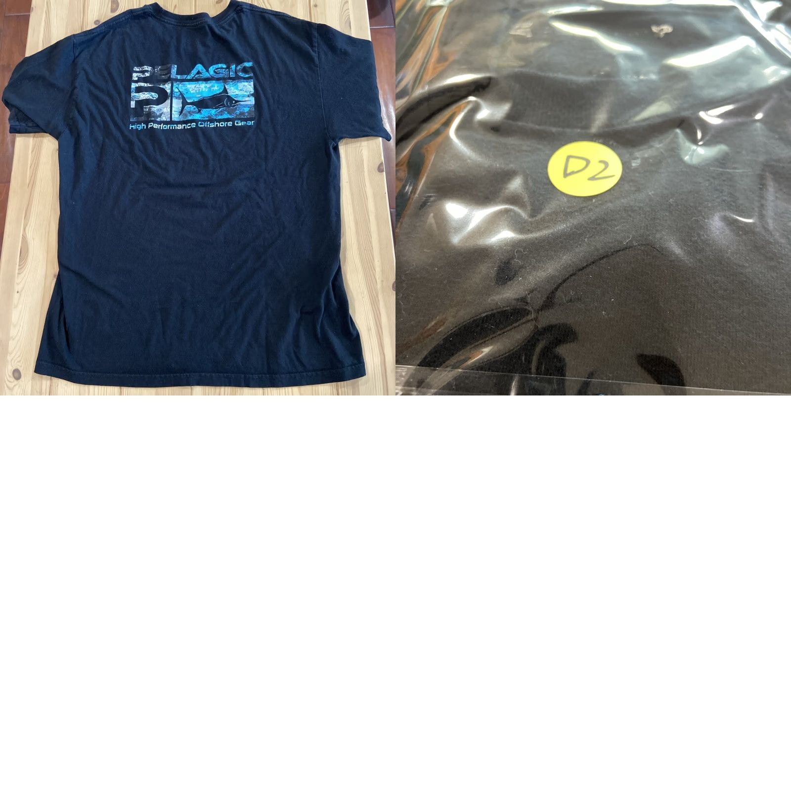 Vintage Pelagic T-Shirt Logo Navy Blue Graphic Crew Neck Short Sleeve Men XL Size US XL / EU 56 / 4 - 8 Thumbnail