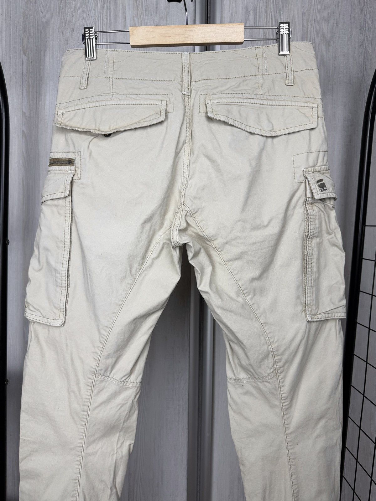 G-Star G-Star Raw Rovic Zip 3D Regular Tapered Cargo utility pants Size US 29 - 8 Thumbnail