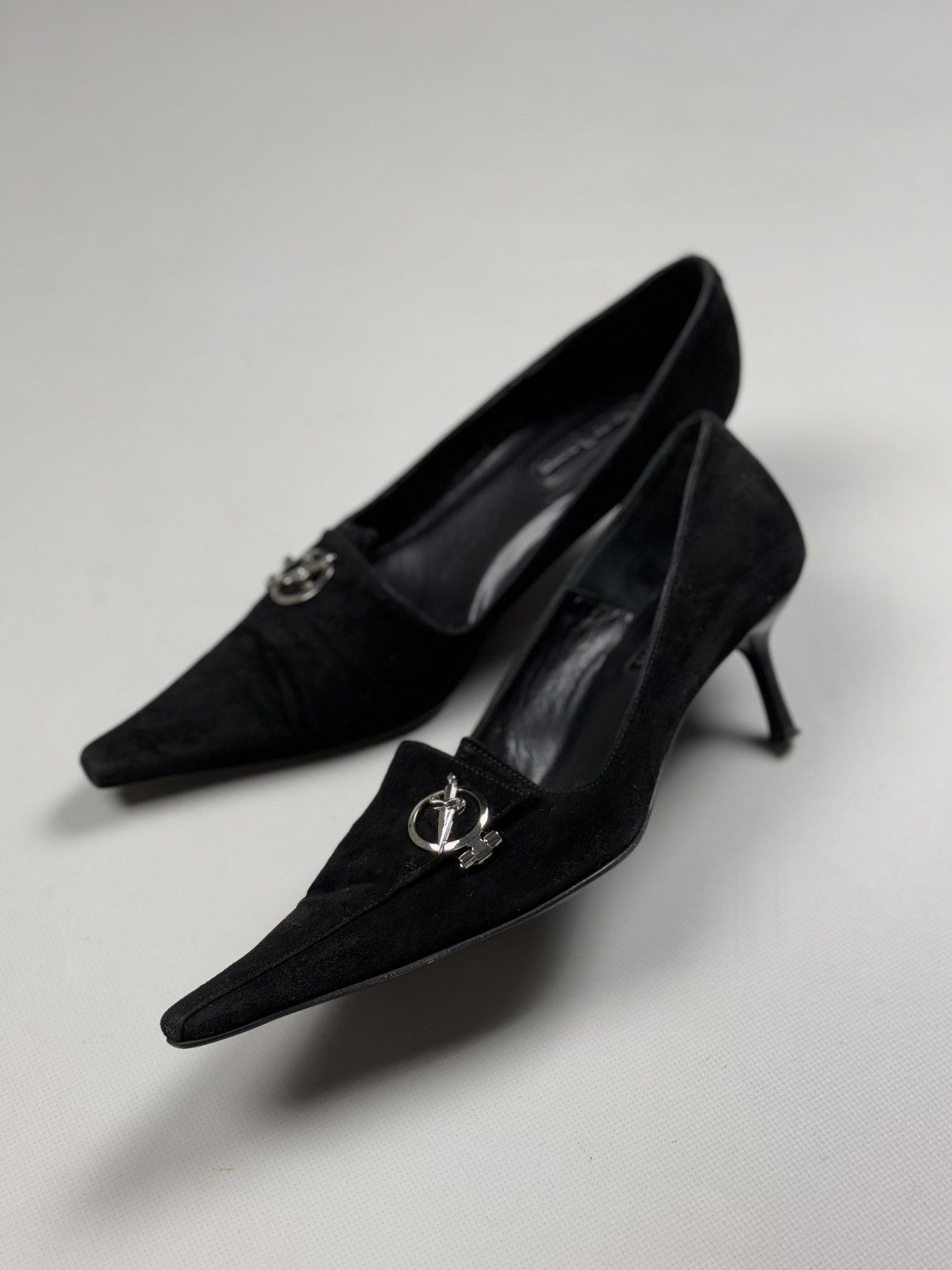 Paciotti Cesare Paciotti Dagger Suede Ladies Heels Size 39 / US 8 Size US 8 / IT 38 - 18 Thumbnail