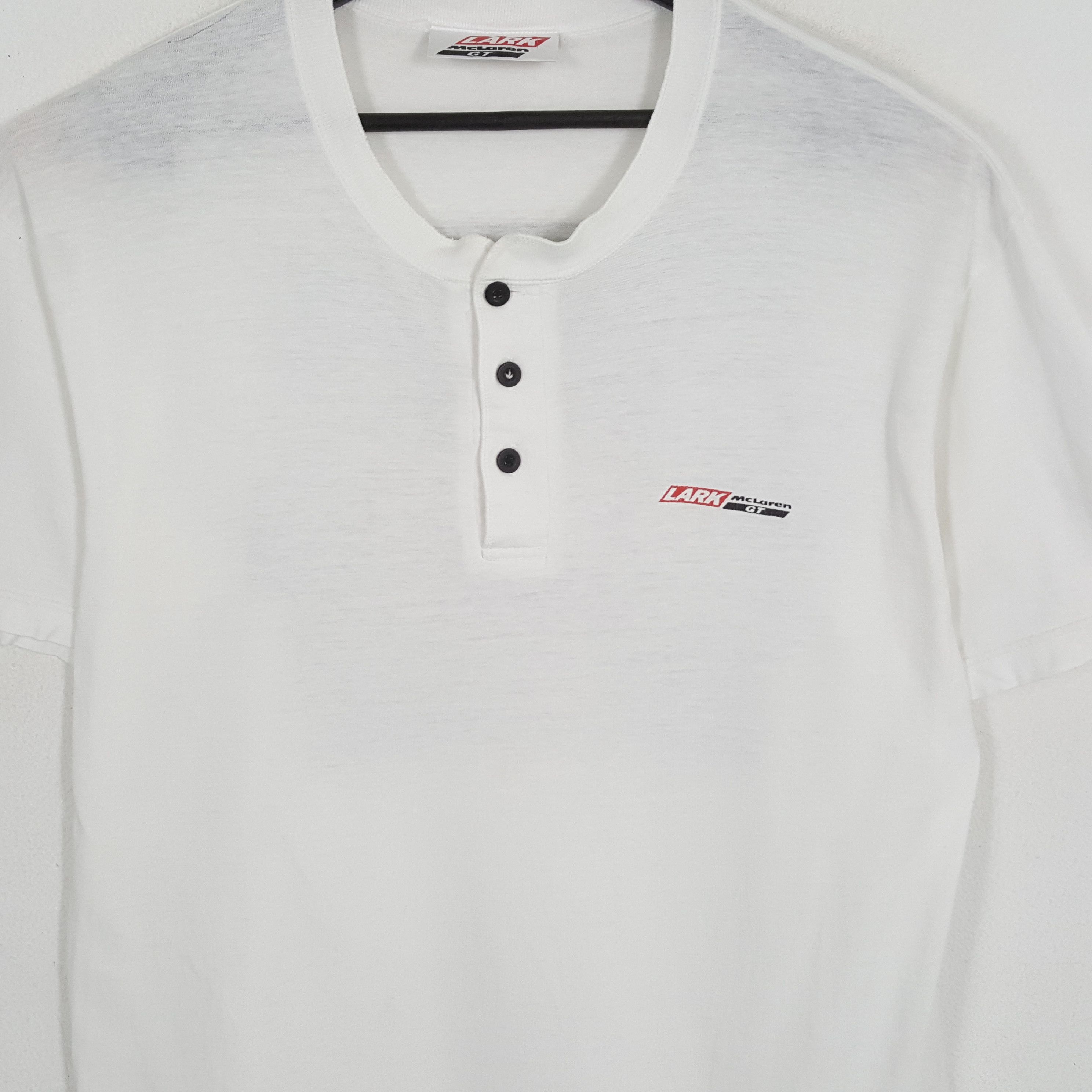 Malcolm McLaren × Vintage LARK MCLAREN GT Motorsports Backprint Tshirt Size US L / EU 52-54 / 3 - 4 Thumbnail