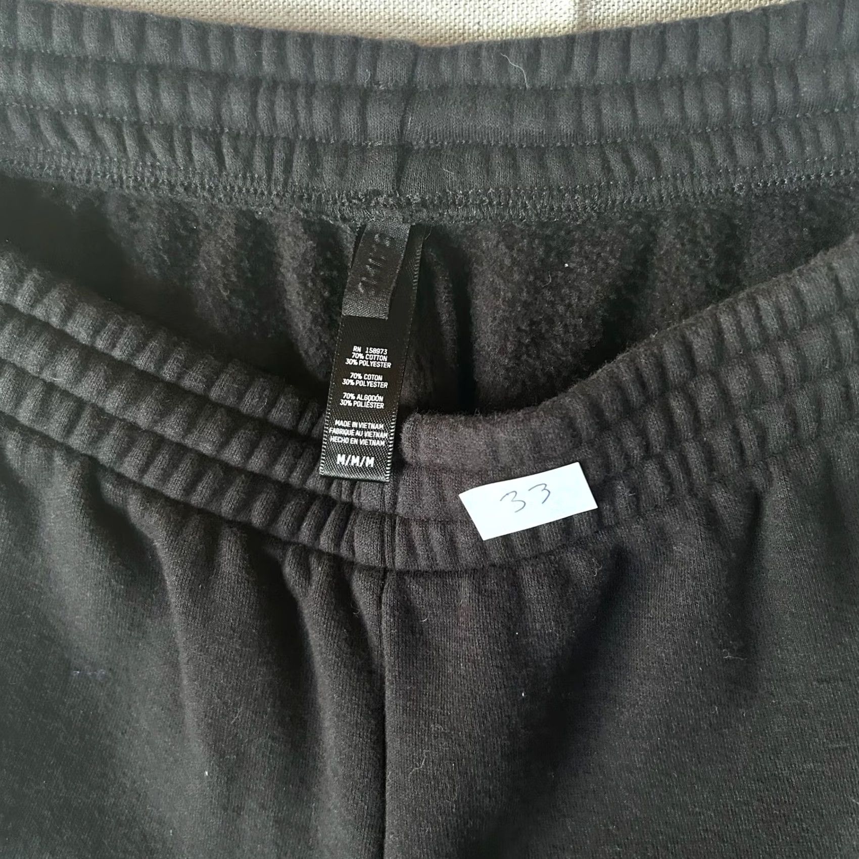 SKIMS SKIMS Black Fleece Joggers Sweatpants Size M Medium Size 32" / US 10 / IT 46 - 3 Thumbnail