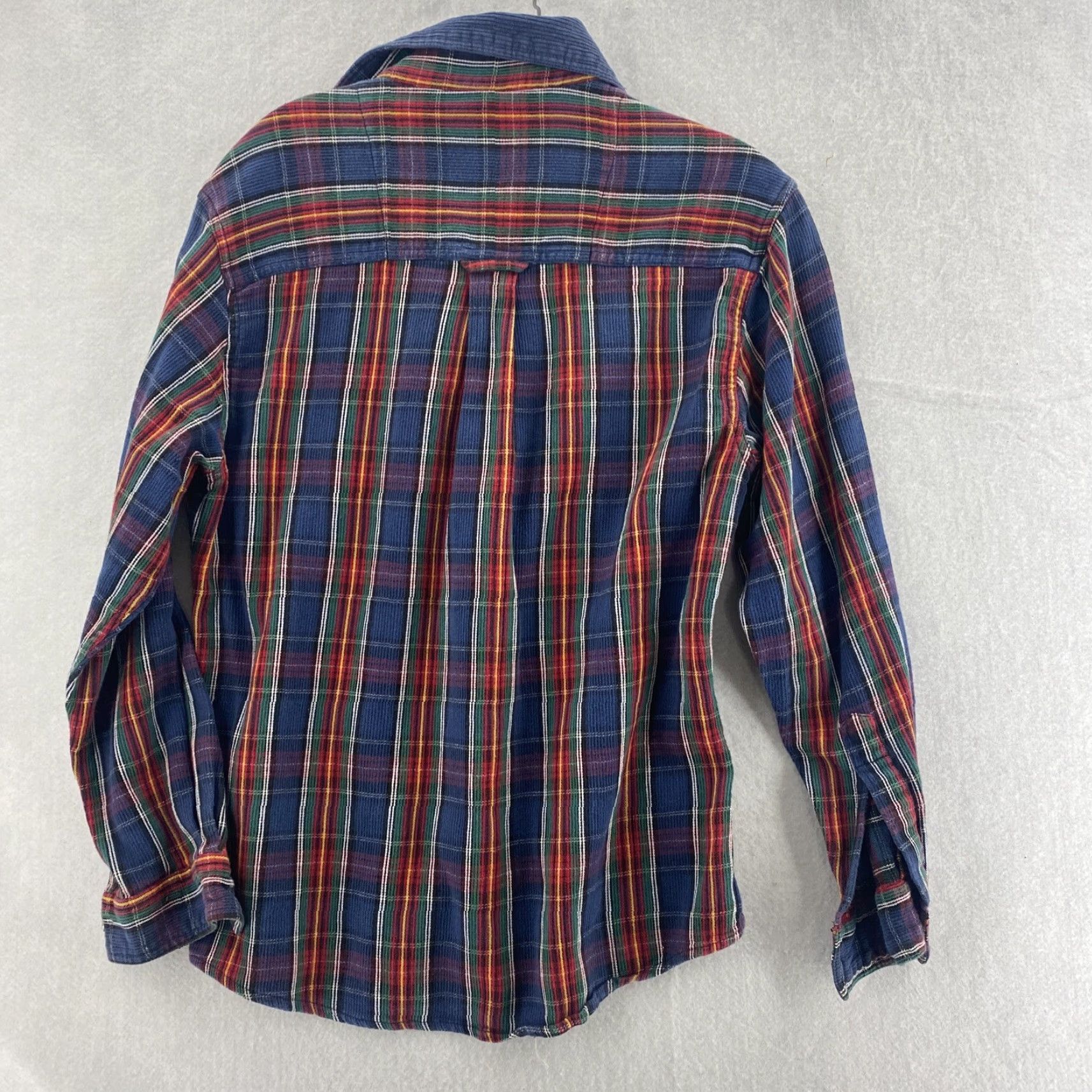 Lee Lee Shirt Womens Small Blue Purple Plaid Western Flannel Long Sleeve Shirt Size S / US 4 / IT 40 - 5 Thumbnail