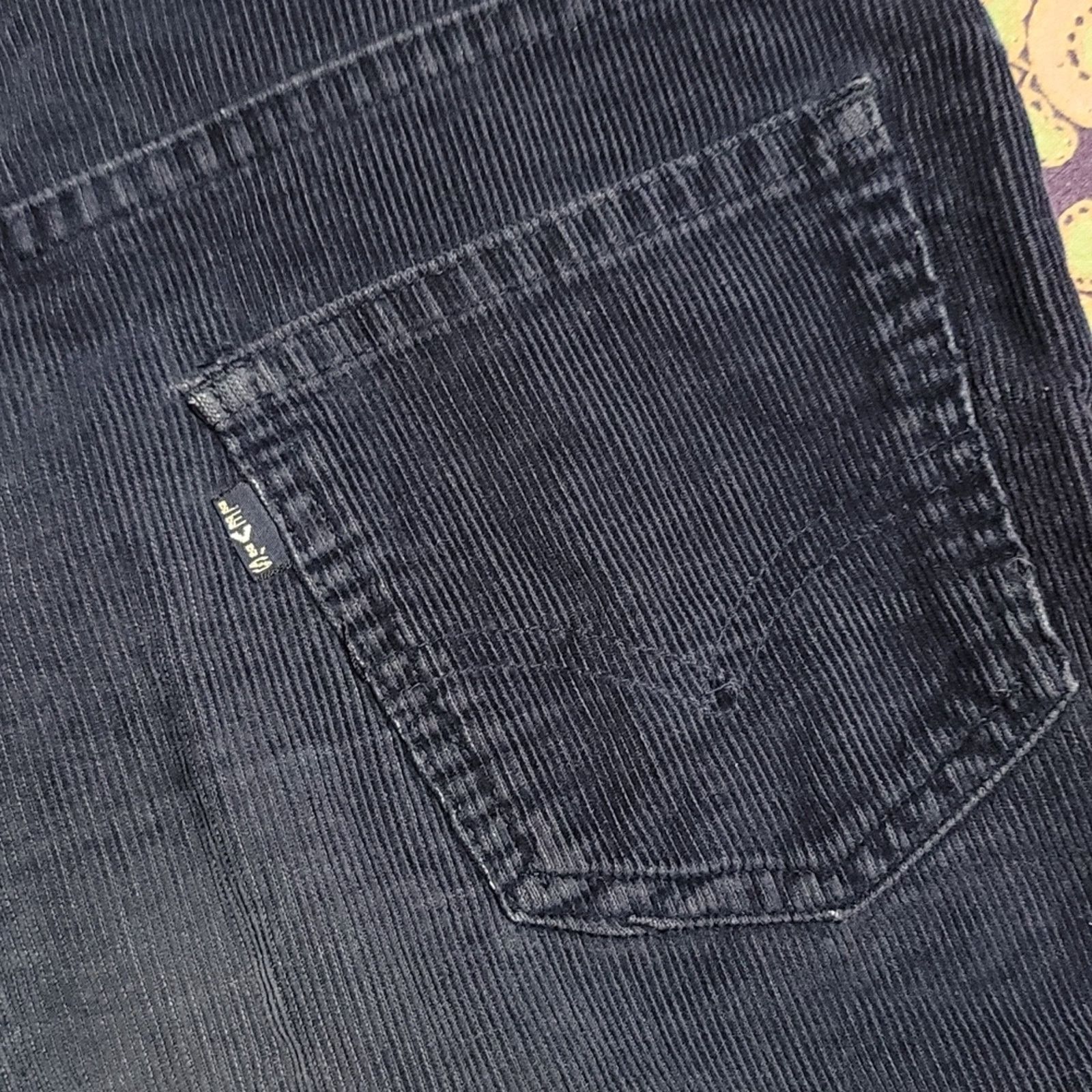 Levi's Rare Vintage Big E Levi's Straight Leg High Waist Corduroy Size 28" / US 6 / IT 42 - 4 Thumbnail