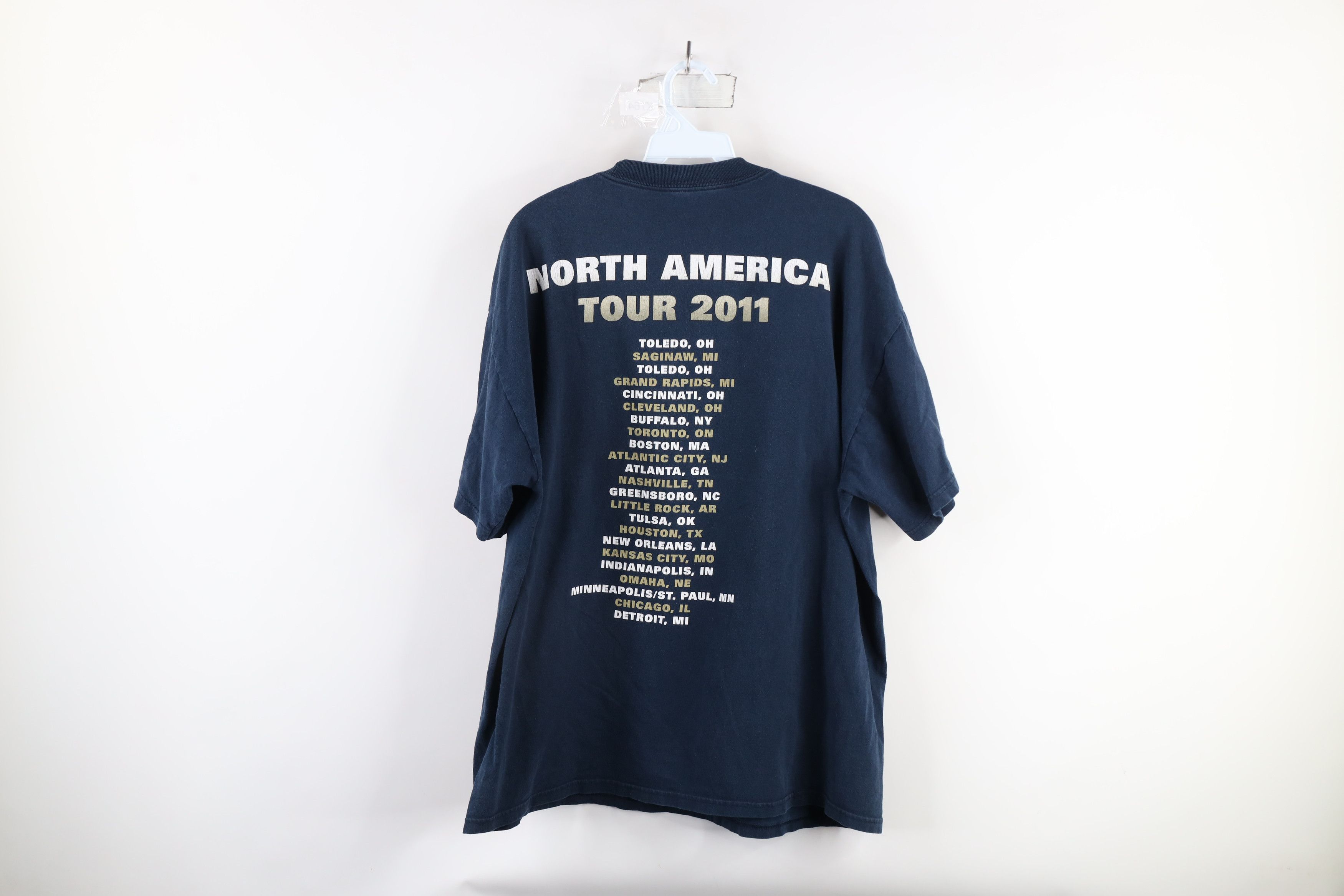 Vintage Vintage Y2K Seger And The Silver Bullet Band T-Shirt Blue Size US XL / EU 56 / 4 - 13 Thumbnail