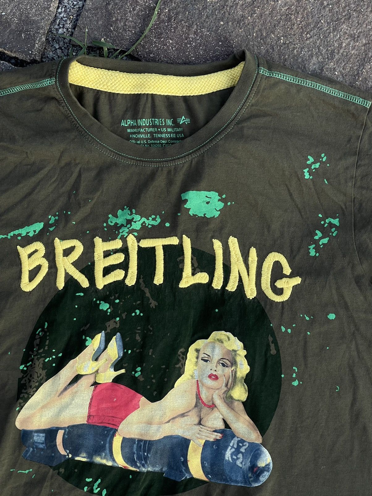 Alpha Industries Alpha Industries x Breitling rocket Monroe t-shirt tee Size US M / EU 48-50 / 2 - 3 Thumbnail