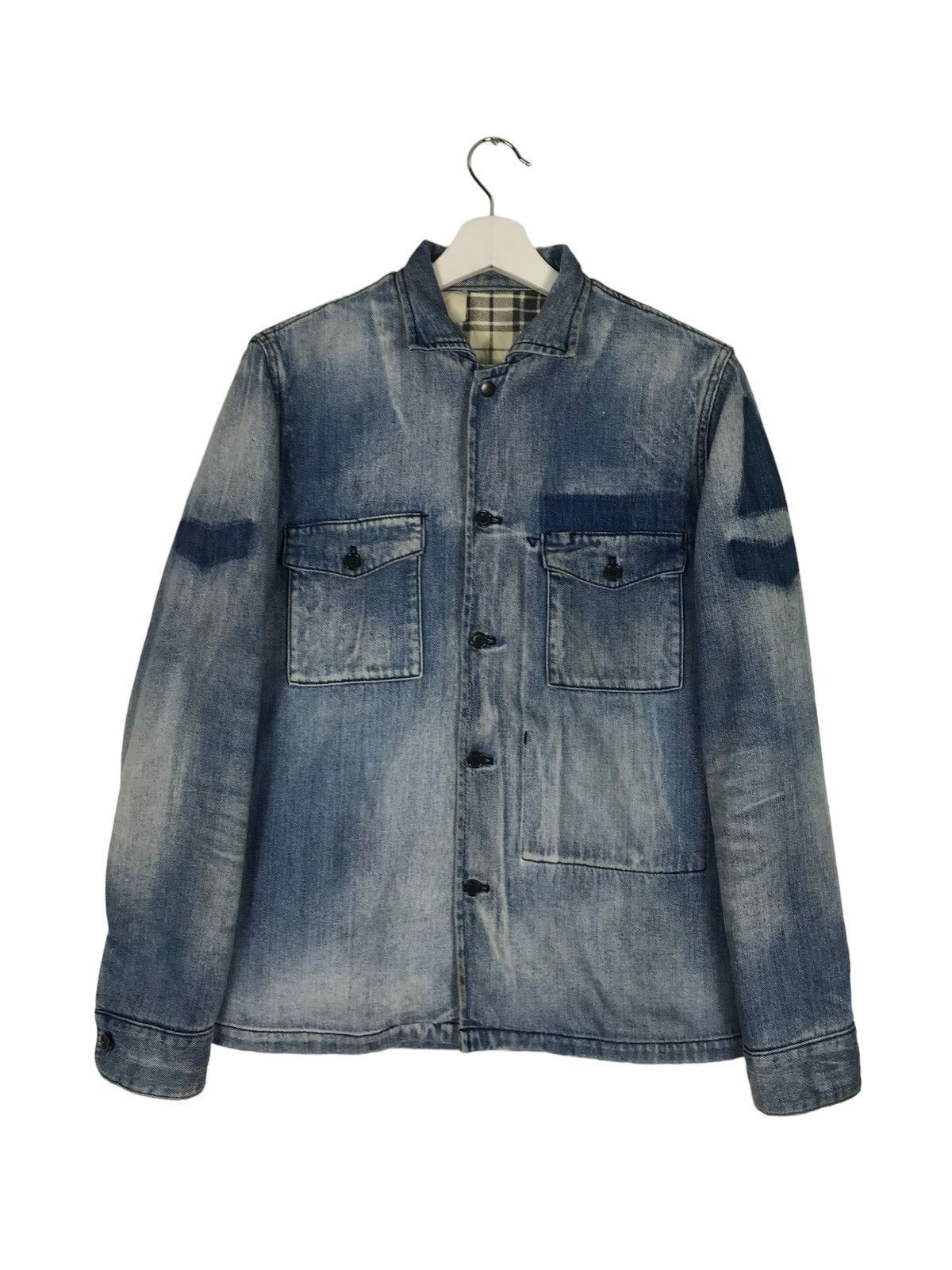 N.Hoolywood 🔥 N.HOLLYWOOD DYED DENIM JACKET MADE IN JAPAN Size US S / EU 44-46 / 1 - 6 Thumbnail