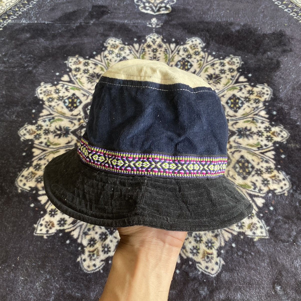 If Six Was Nine × Japanese Brand × Jean-Michel Basquiat basiquent corduroy bucket hat inspired kavu Size ONE SIZE - 1 Thumbnail