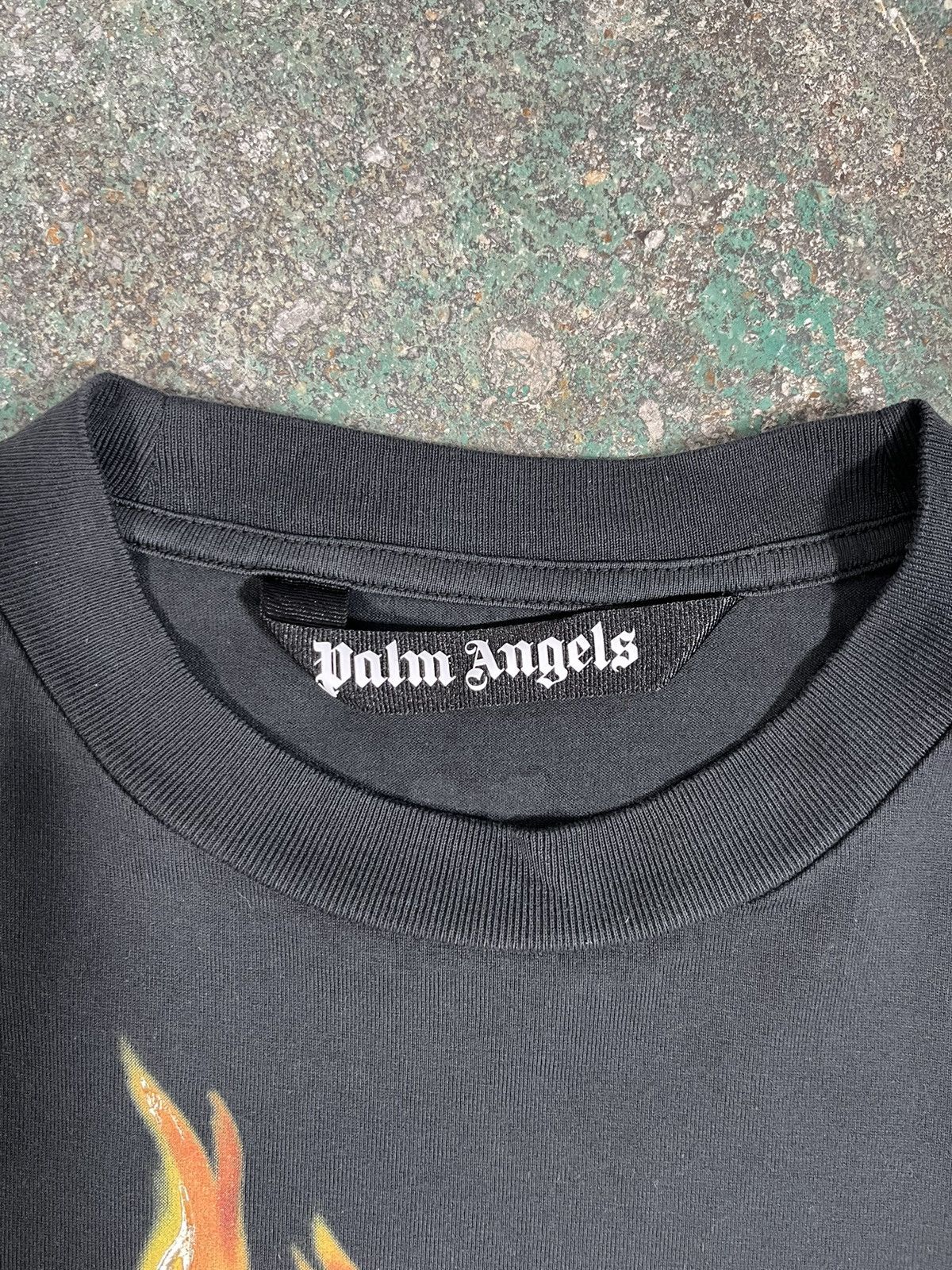 Palm Angels PALM ANGELS BURNING MONOGRAM T-SHIRT size small Retail $495 Size US S / EU 44-46 / 1 - 4 Thumbnail