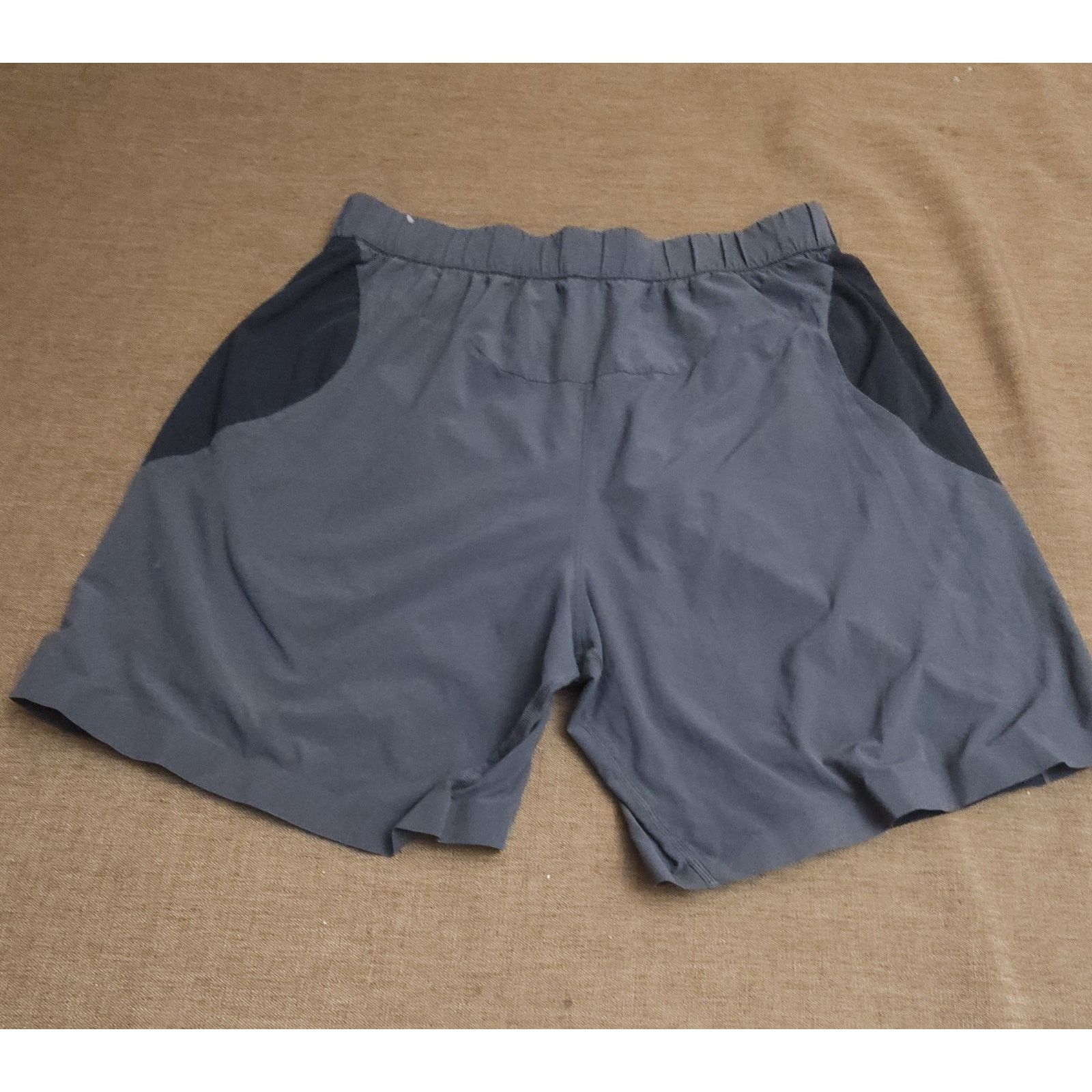 Lululemon Lululemon Surge Short 8" Lined Zip Pockets Black,Gray Sz M Size US M / EU 48-50 / 2 - 2 Thumbnail