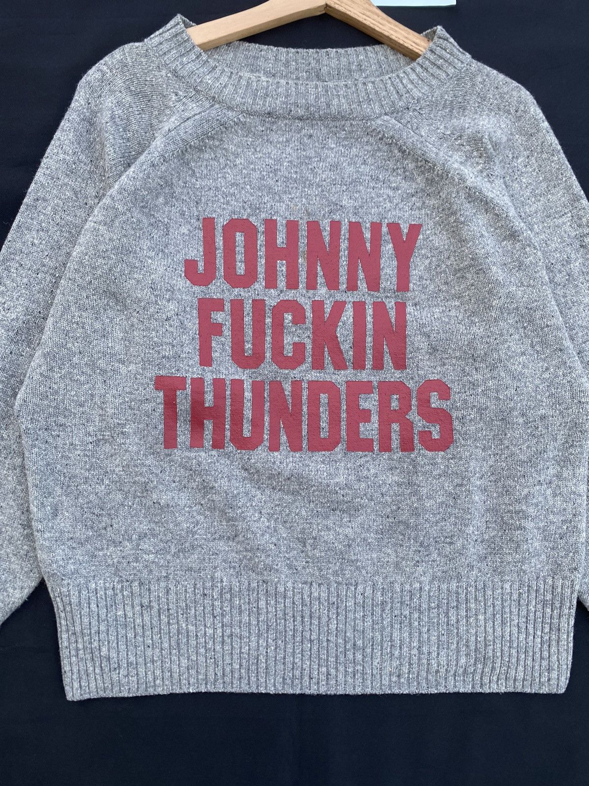 Hysteric Glamour Rare Hysteric Glamour Johny Fucking Thunder Wool Sweater Size US M / EU 48-50 / 2 - 1 Thumbnail