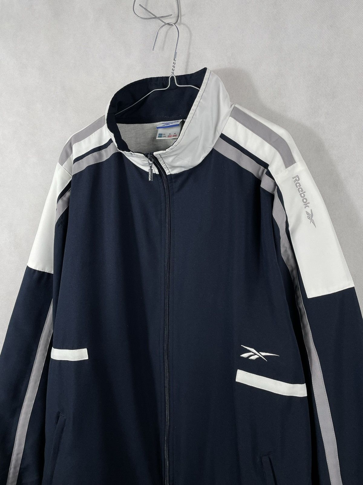 Reebok × Vintage Crazy Vintage Reebok Essential Baggy Skater Sport Emo Jacket Size US XL / EU 56 / 4 - 5 Thumbnail