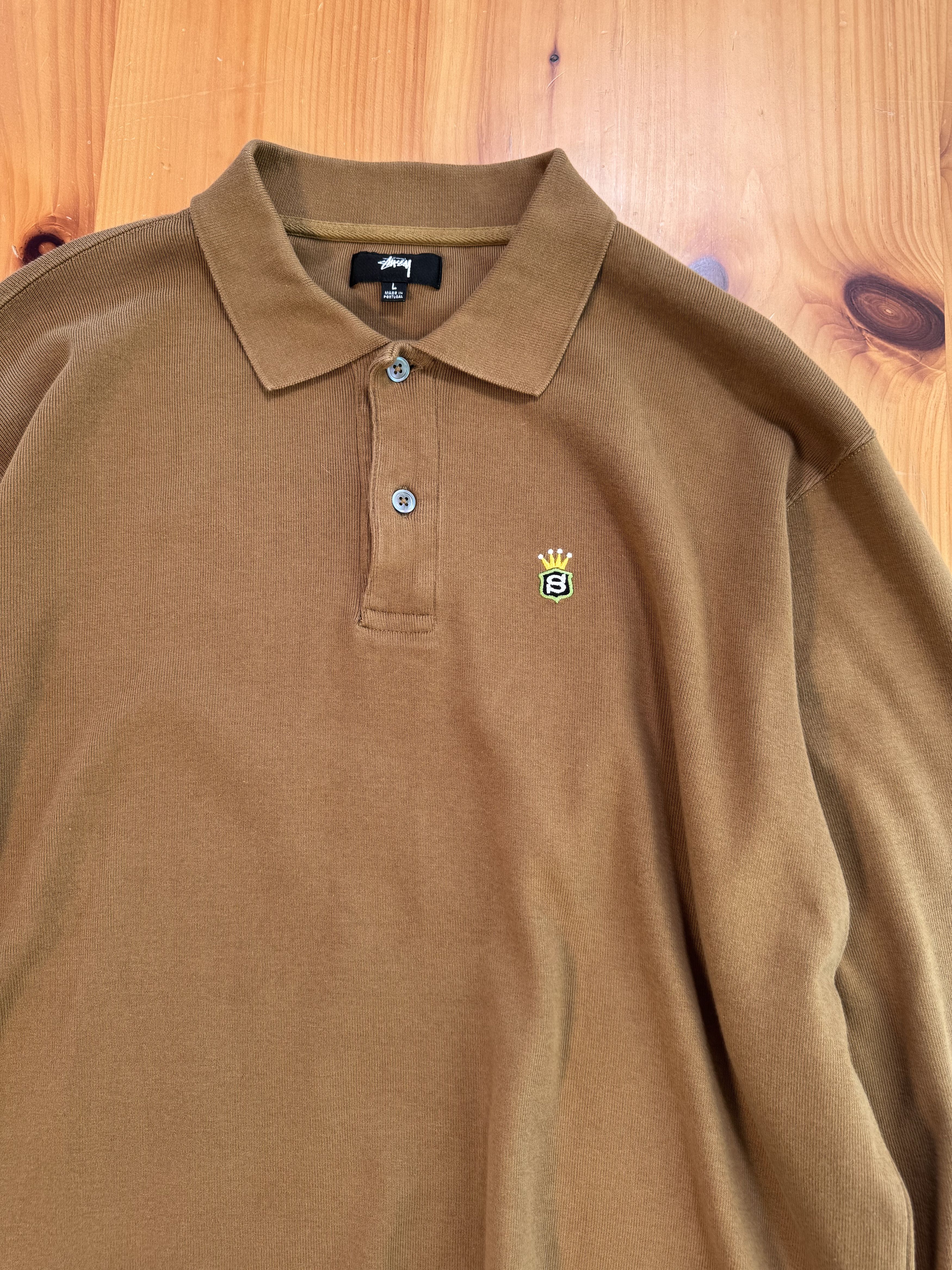 Stussy Stussy 8 Ball Polo Longsleeve Size US L / EU 52-54 / 3 - 3 Thumbnail